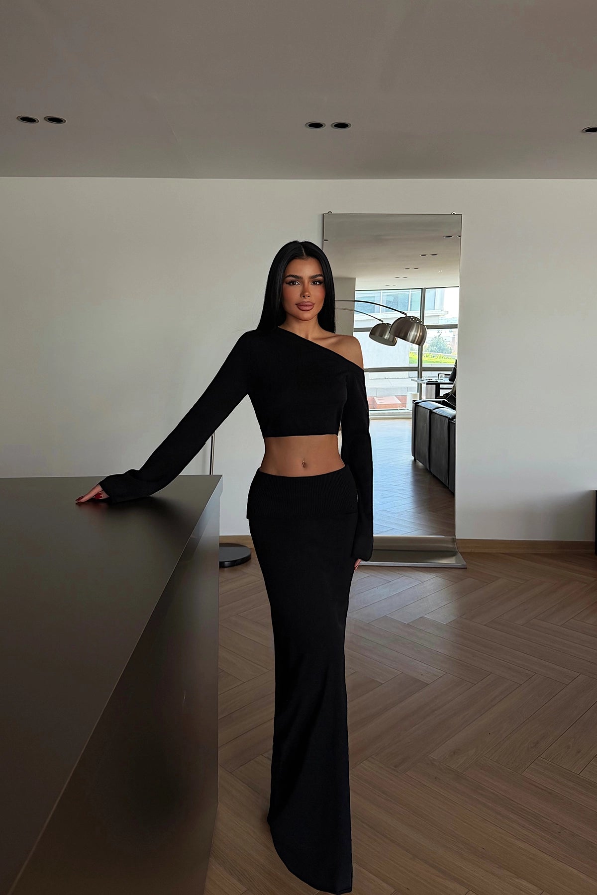 Siyah Etekli Takım XS