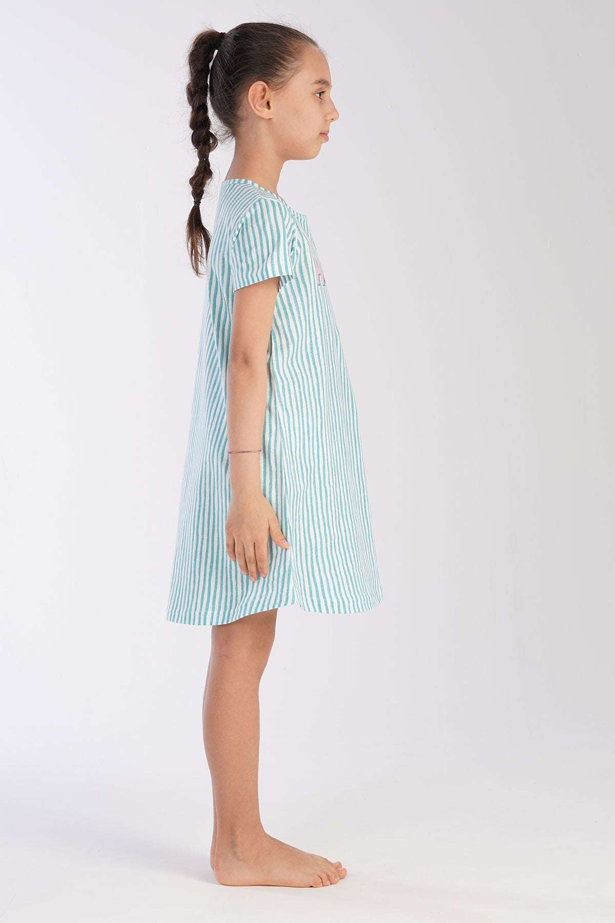 KIZ COCUK P.SUPREM O YAKA KISA KOL ETEGI OVAL TUNIK(11-12/15-16)