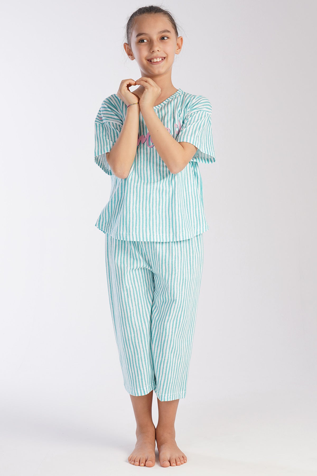 Kids' Girl Smile Capri Set