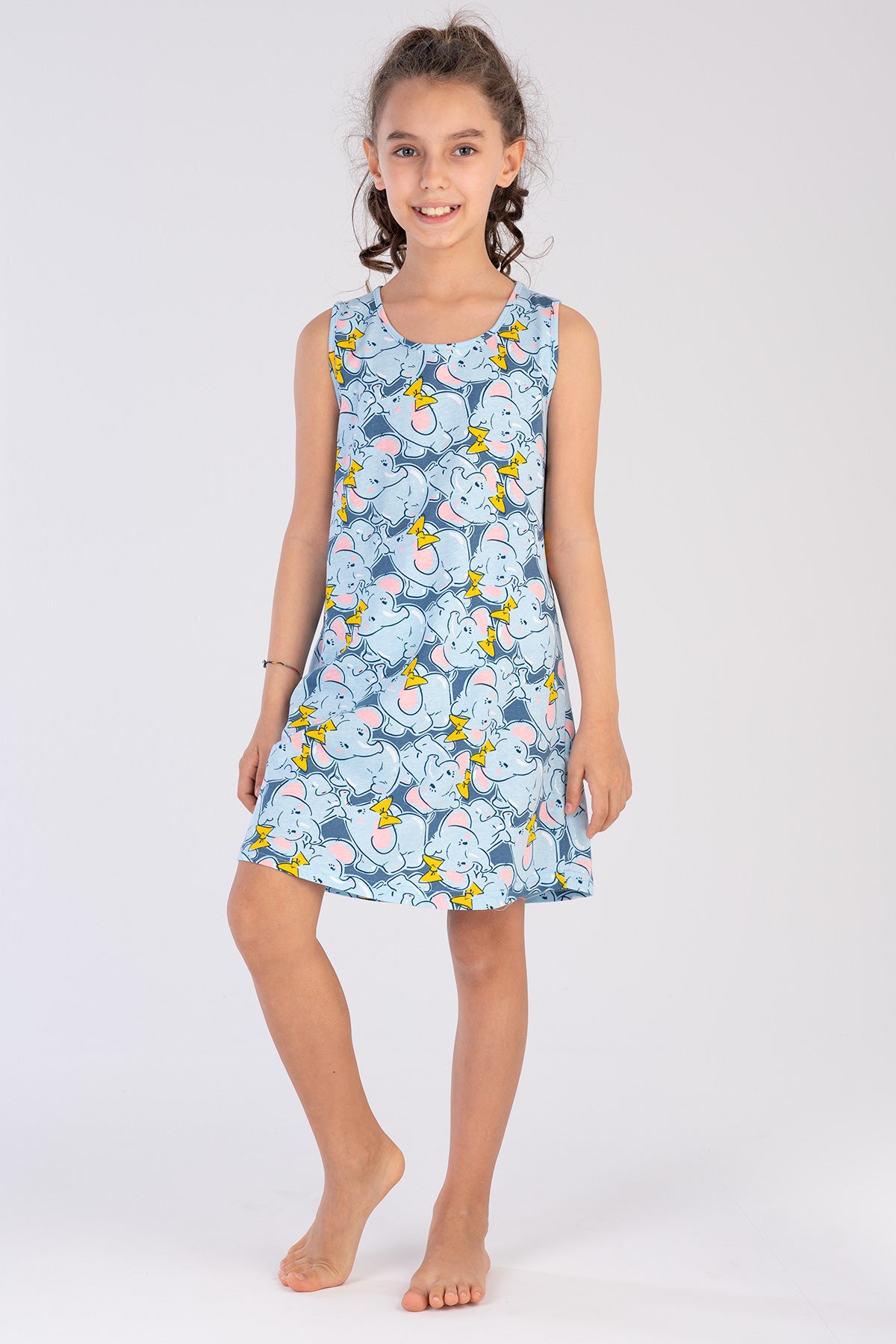 KIZ COCUK P.SUPREM KALIN ASKILI ETEGI OVAL TUNIK(11-12/15-16)