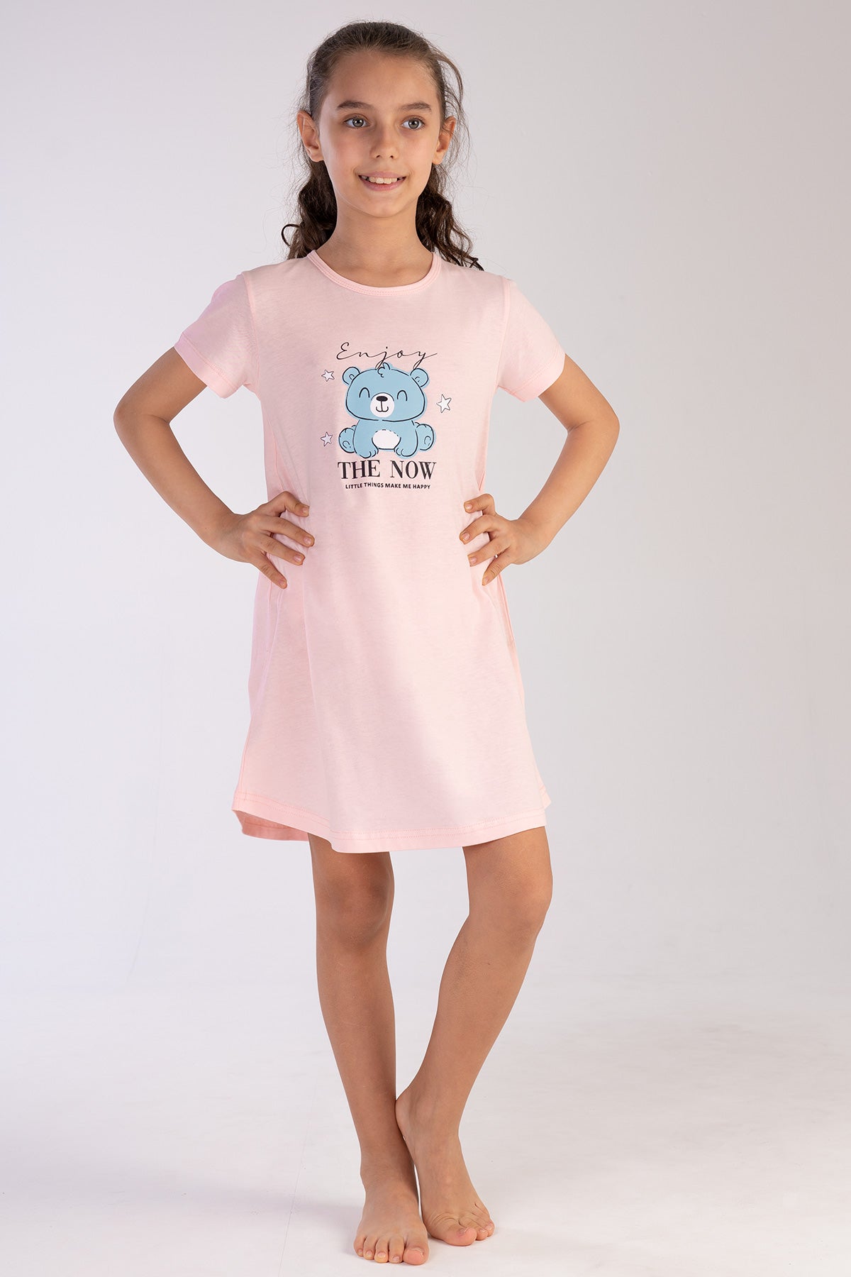 KIZ COCUK P.SUPREM O YAKA KISA KOL ETEGI OVAL TUNIK(11-12/15-16)