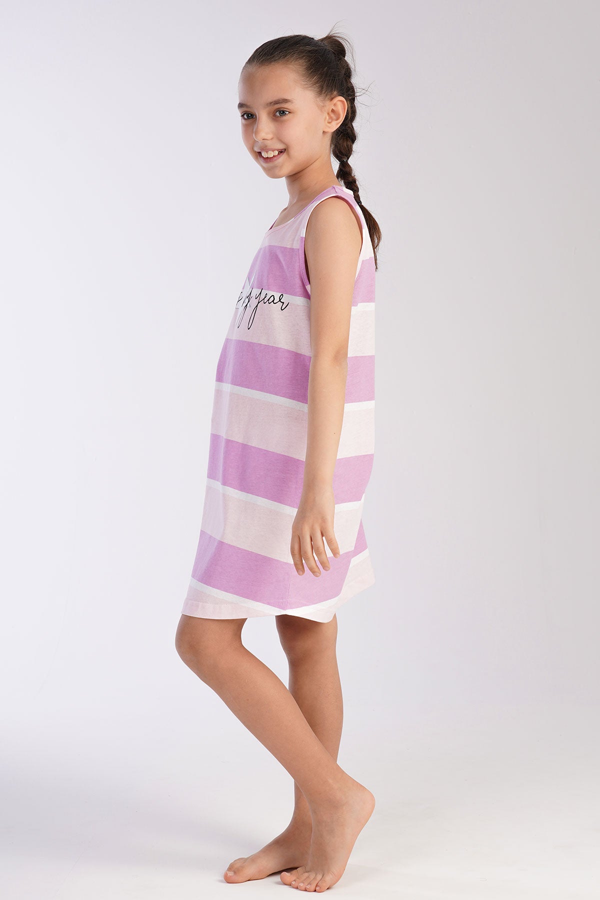 KIZ COCUK P.SUPREM KALIN ASKILI ETEGI OVAL TUNIK(3-4/9-10)