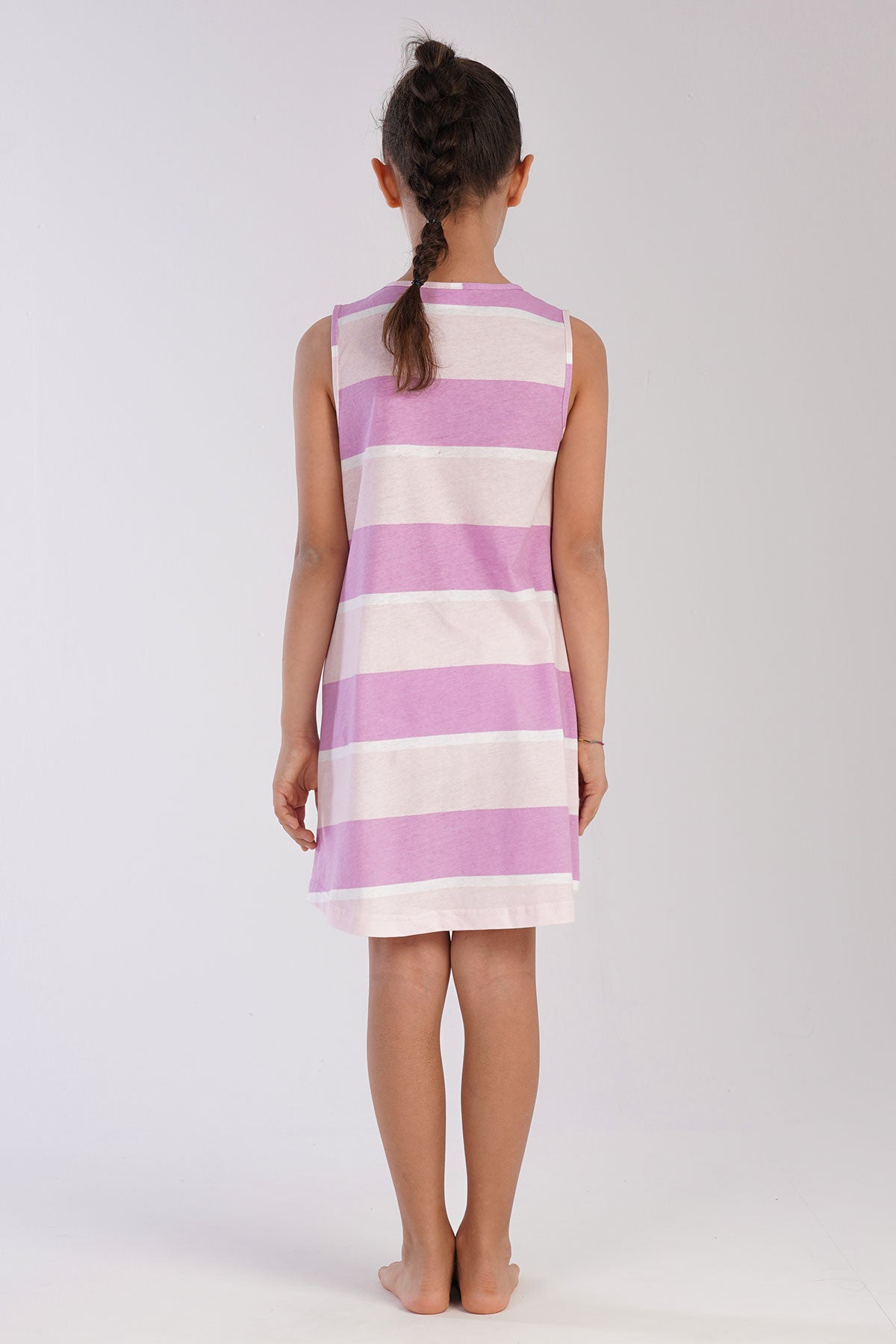 KIZ COCUK P.SUPREM KALIN ASKILI ETEGI OVAL TUNIK(3-4/9-10)