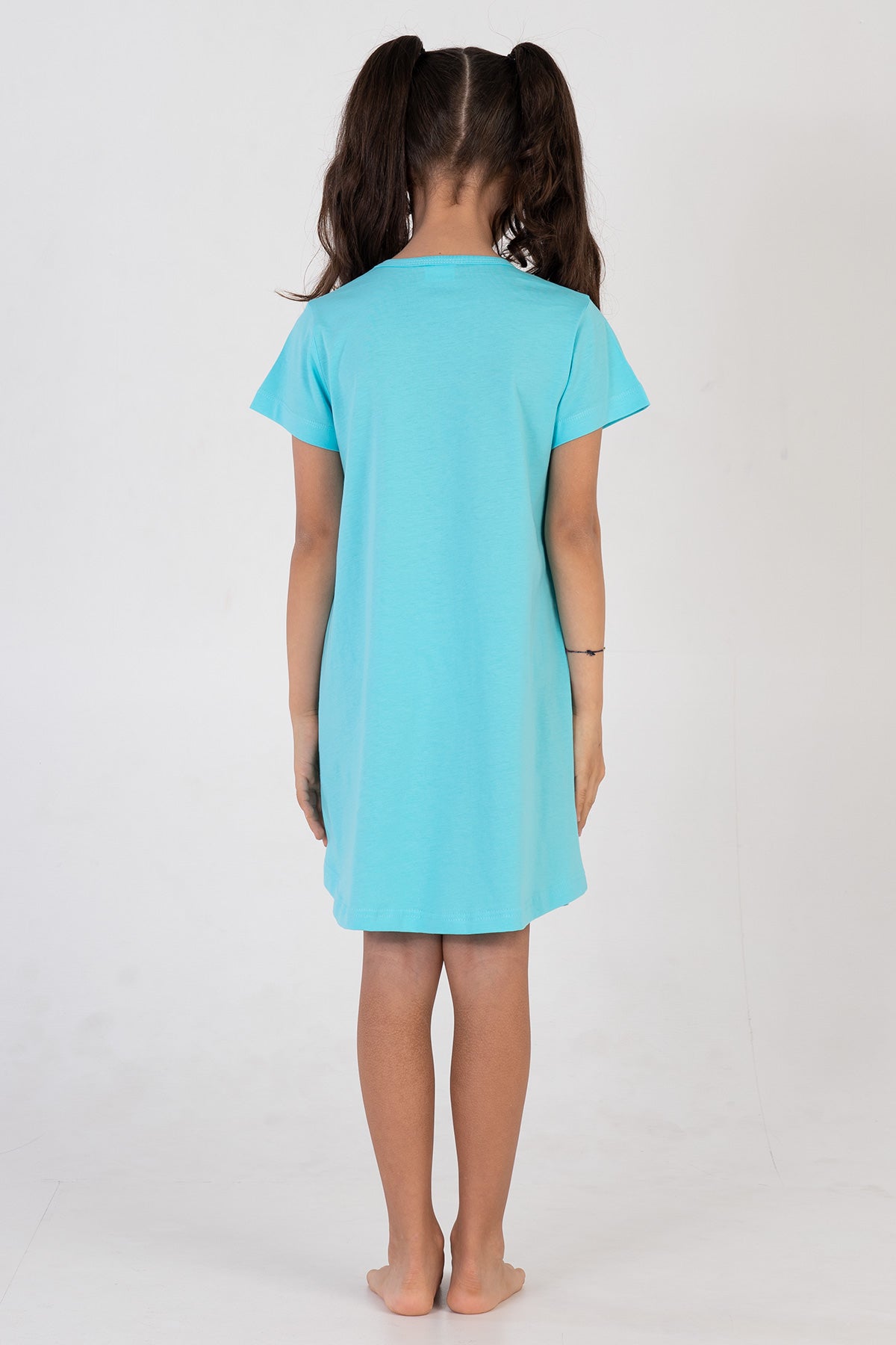 KIZ COCUK P.SUPREM O YAKA KISA KOL ETEGI OVAL TUNIK - 14-4816TCX