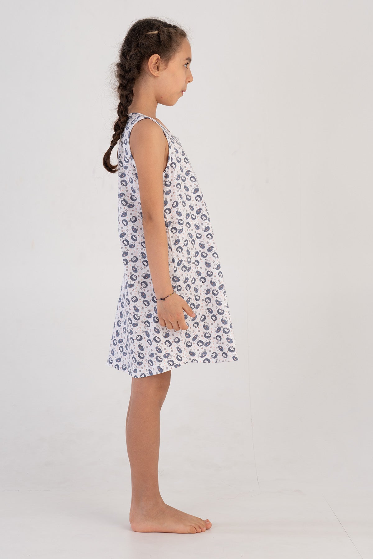 KIZ COCUK P.SUPREM KALIN ASKILI ETEGI OVAL TUNIK(3-4/9-10)