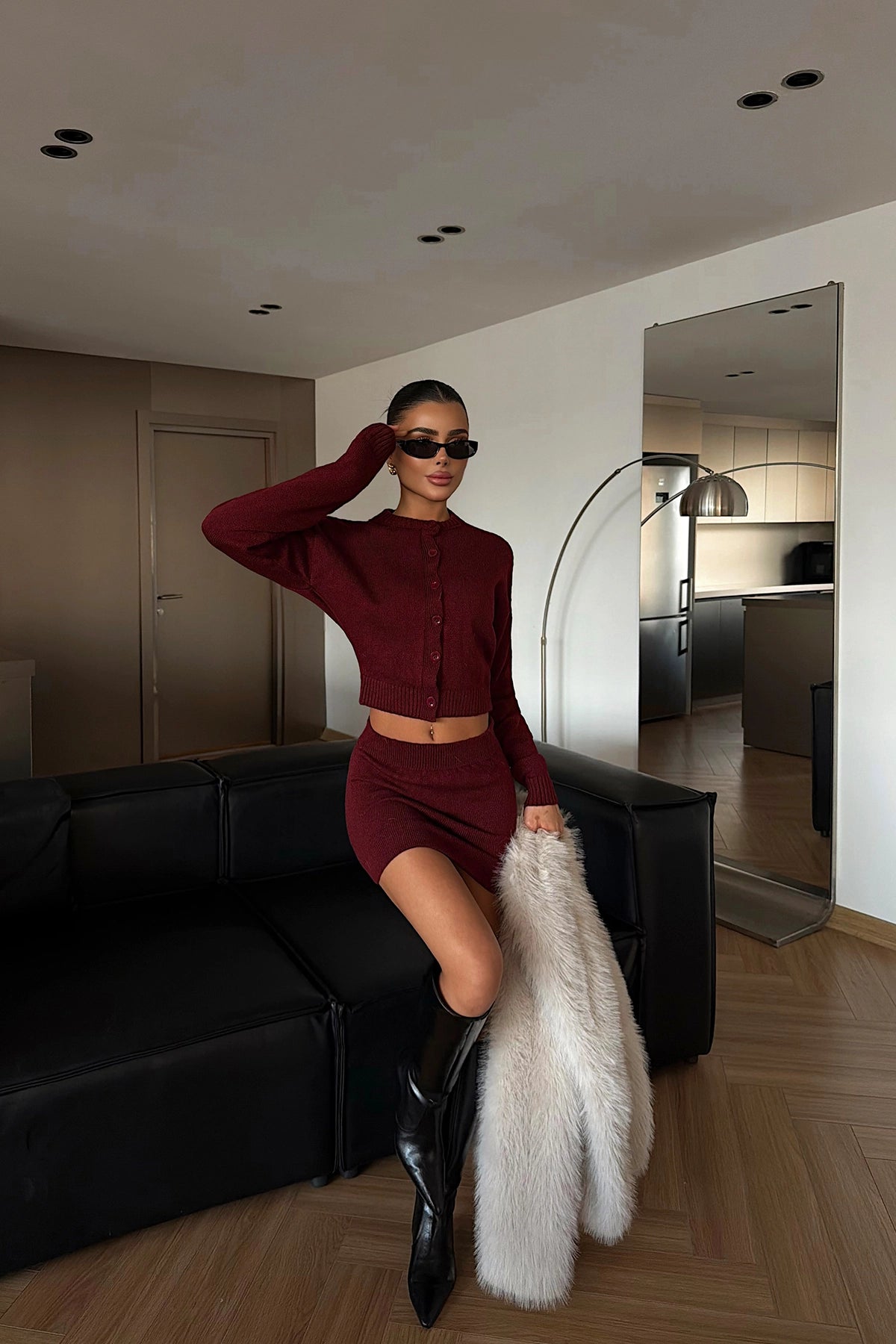 Bordo Kourty Triko Takım
