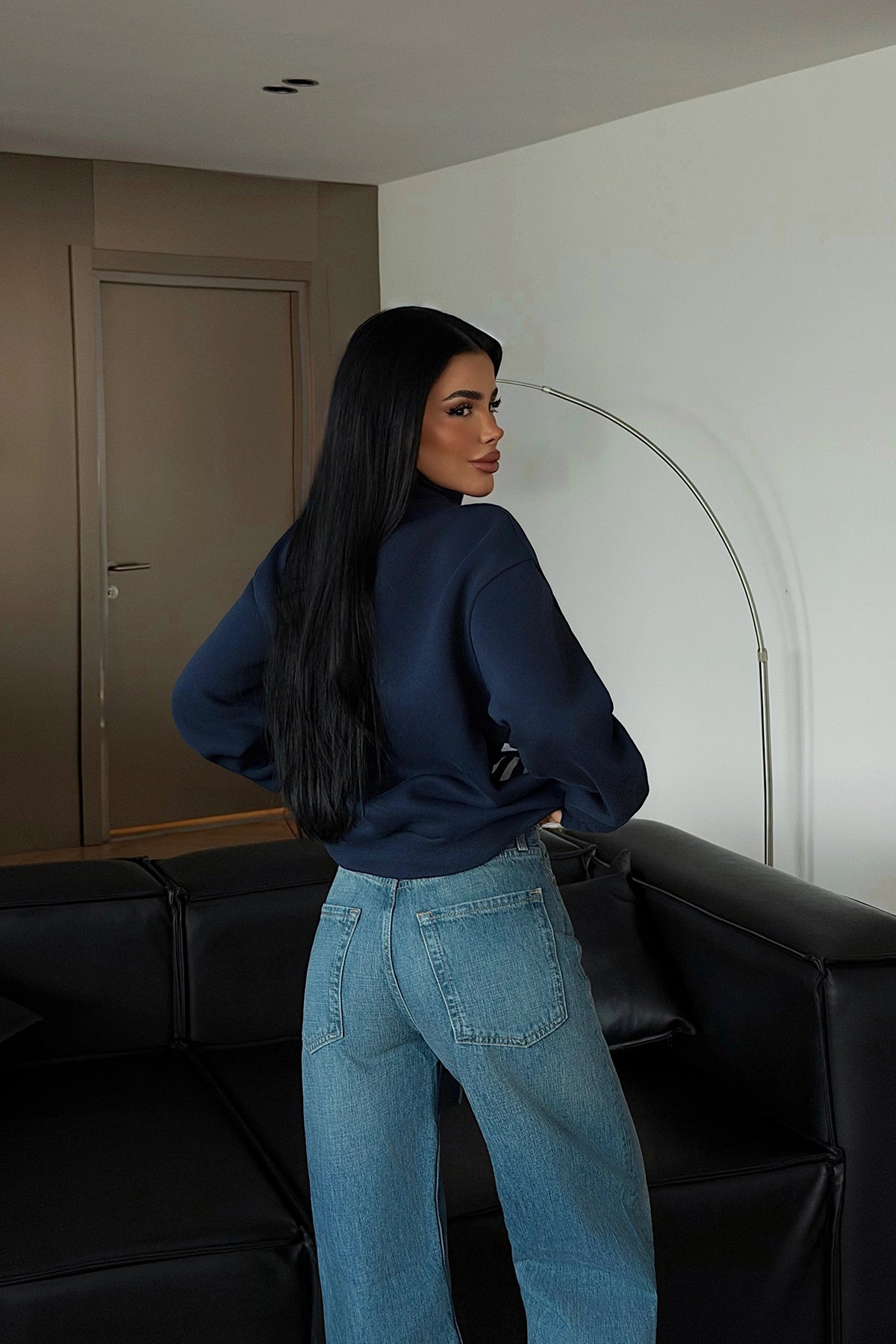 Lacivert New York Sweatshirt