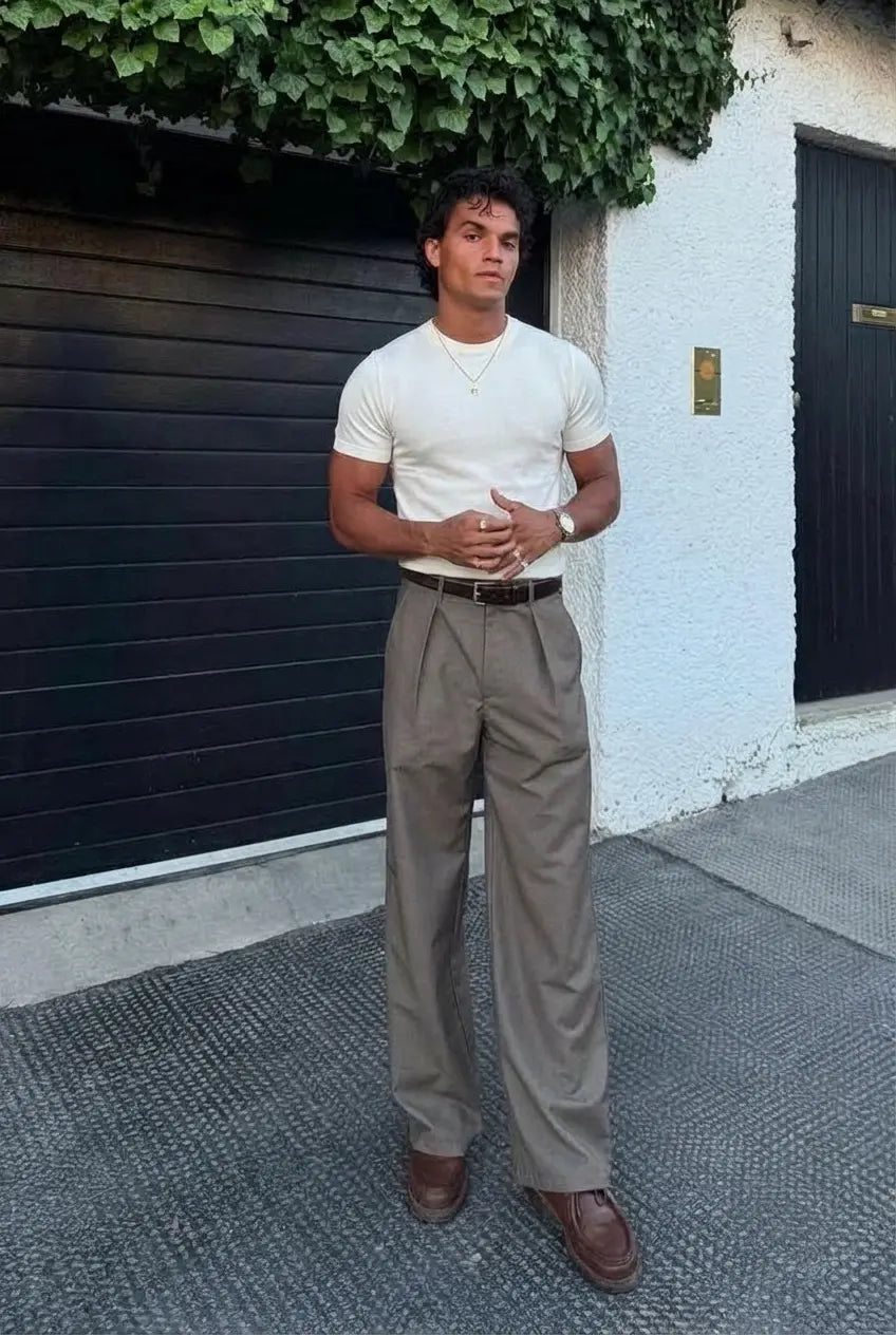 Beyaz Oversize Basic Tişört