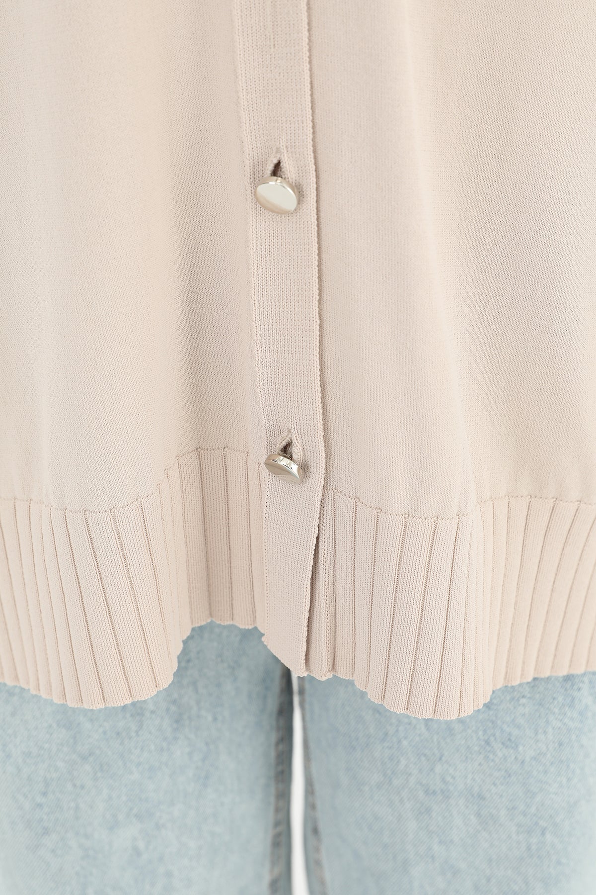 Kadın Çiçek Kabartmalı Basic Tunik - 10482TUN