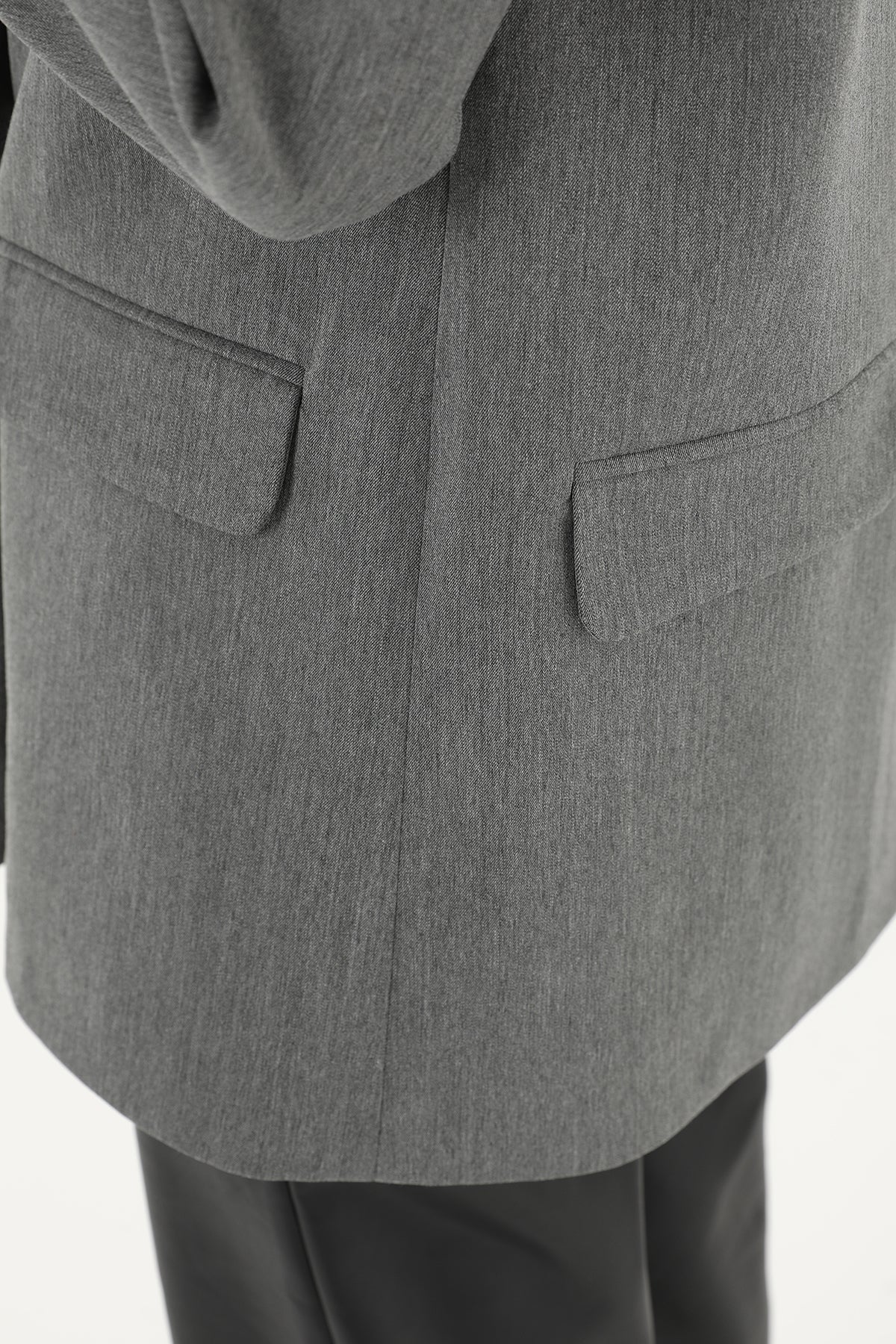Kadın Yazı Baskılı Blazer Ceket - 31978CKT
