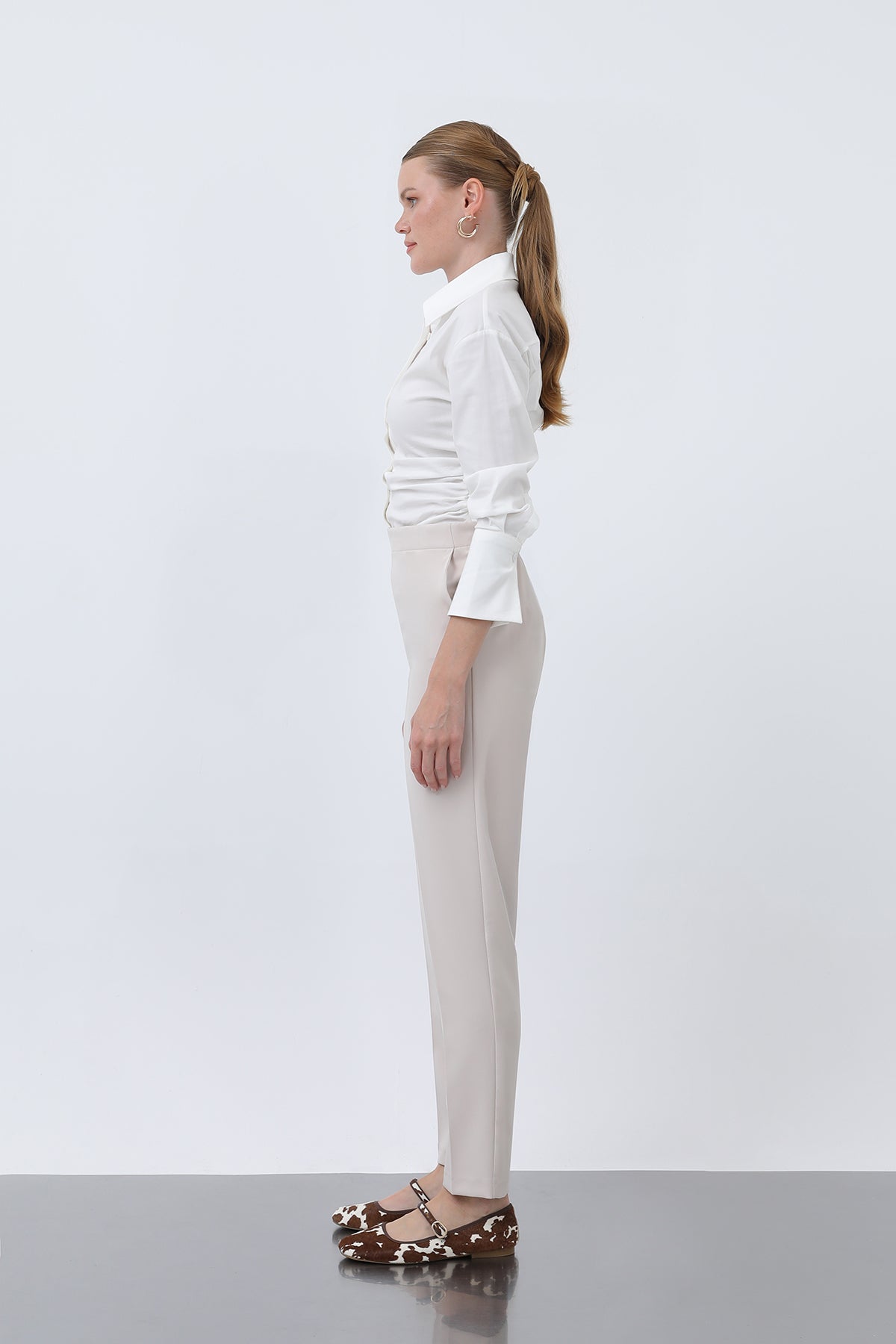 Kadın Havuç Kesim Pantolon - 18242PNT