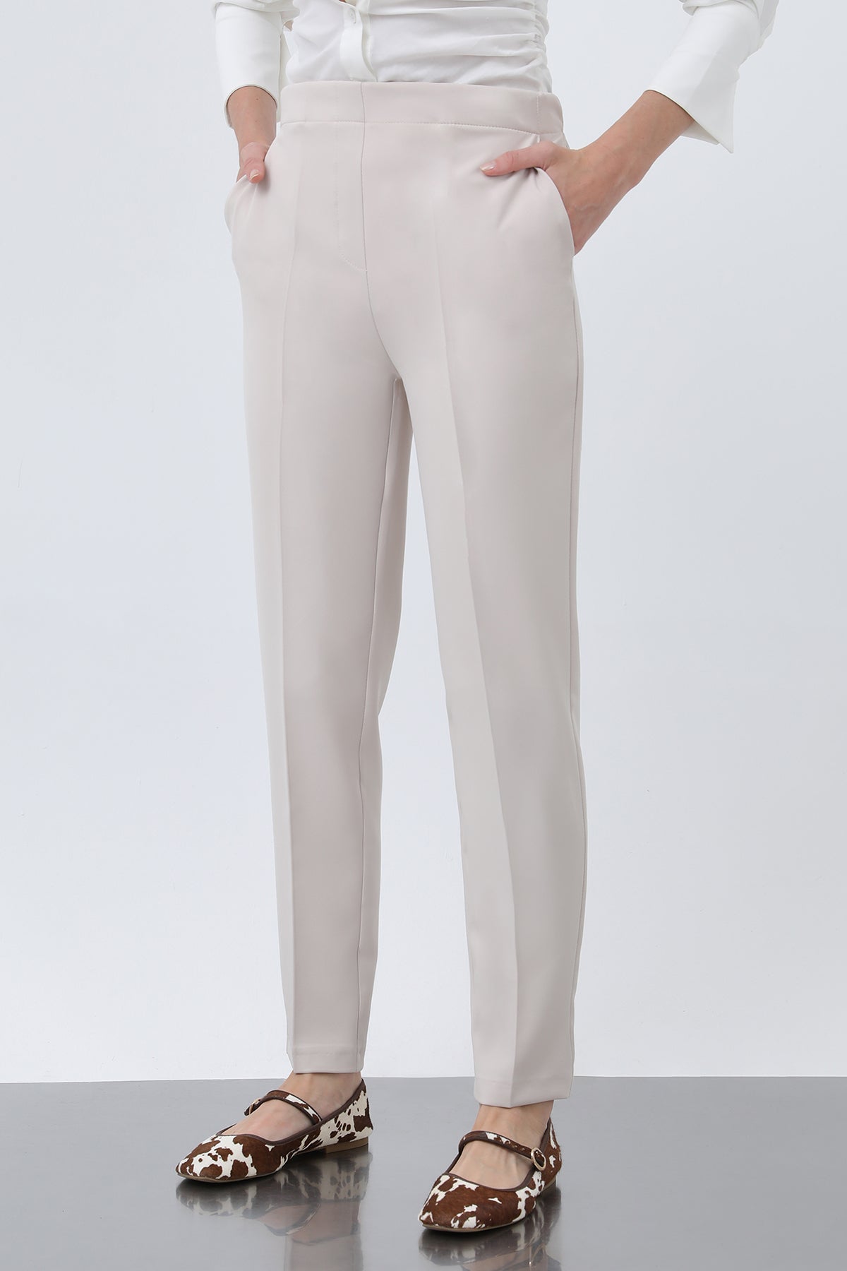 Kadın Havuç Kesim Pantolon - 18242PNT
