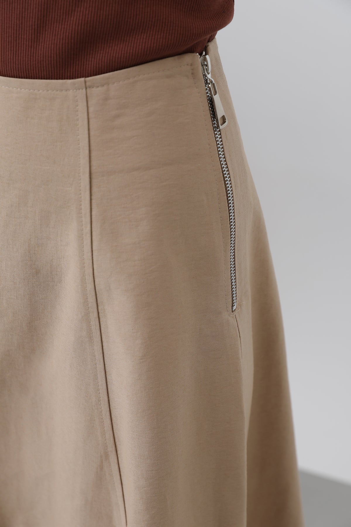 Women's Flared Long Skirt -32136ETK
