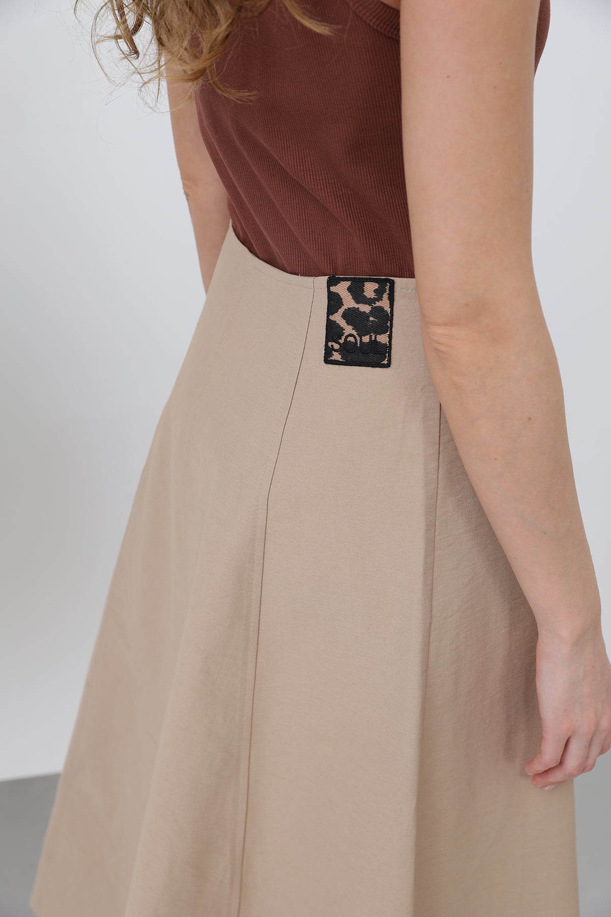 Women's Flared Long Skirt -32136ETK