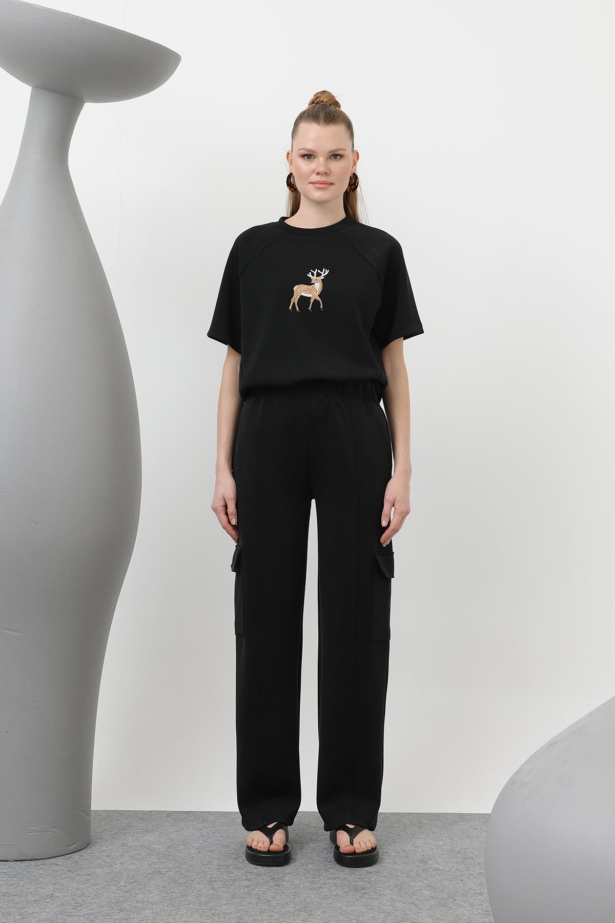 Women's Pocket Detailed Tracksuit - 32156PNT