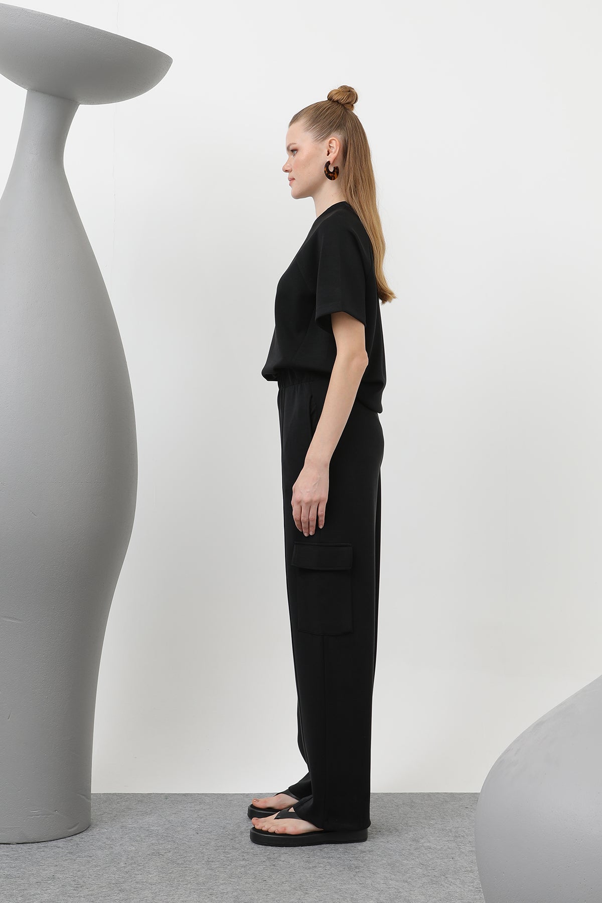 Women's Pocket Detailed Tracksuit - 32156PNT