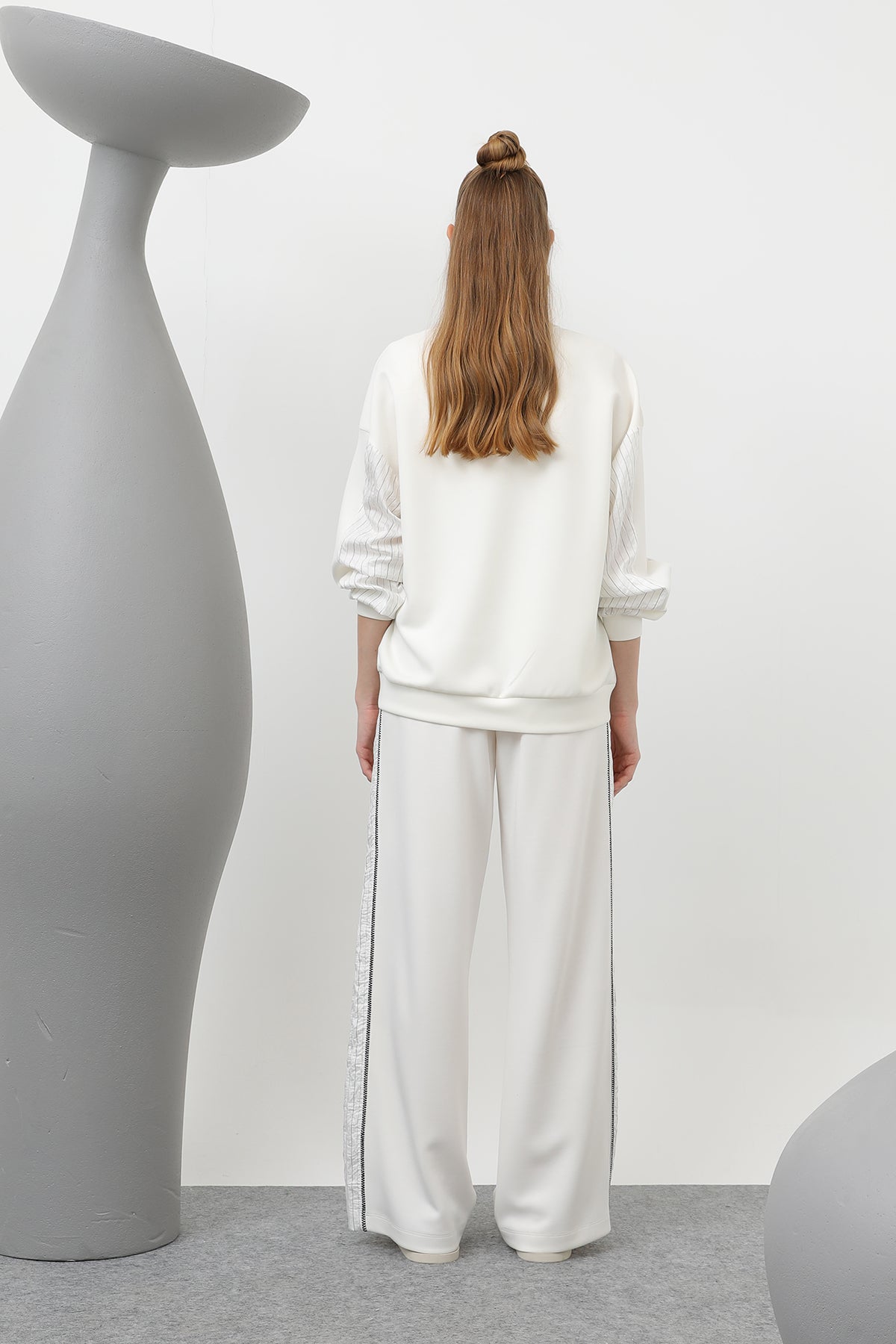 Kadın Comely Yazılı Sweat - 32166SWT