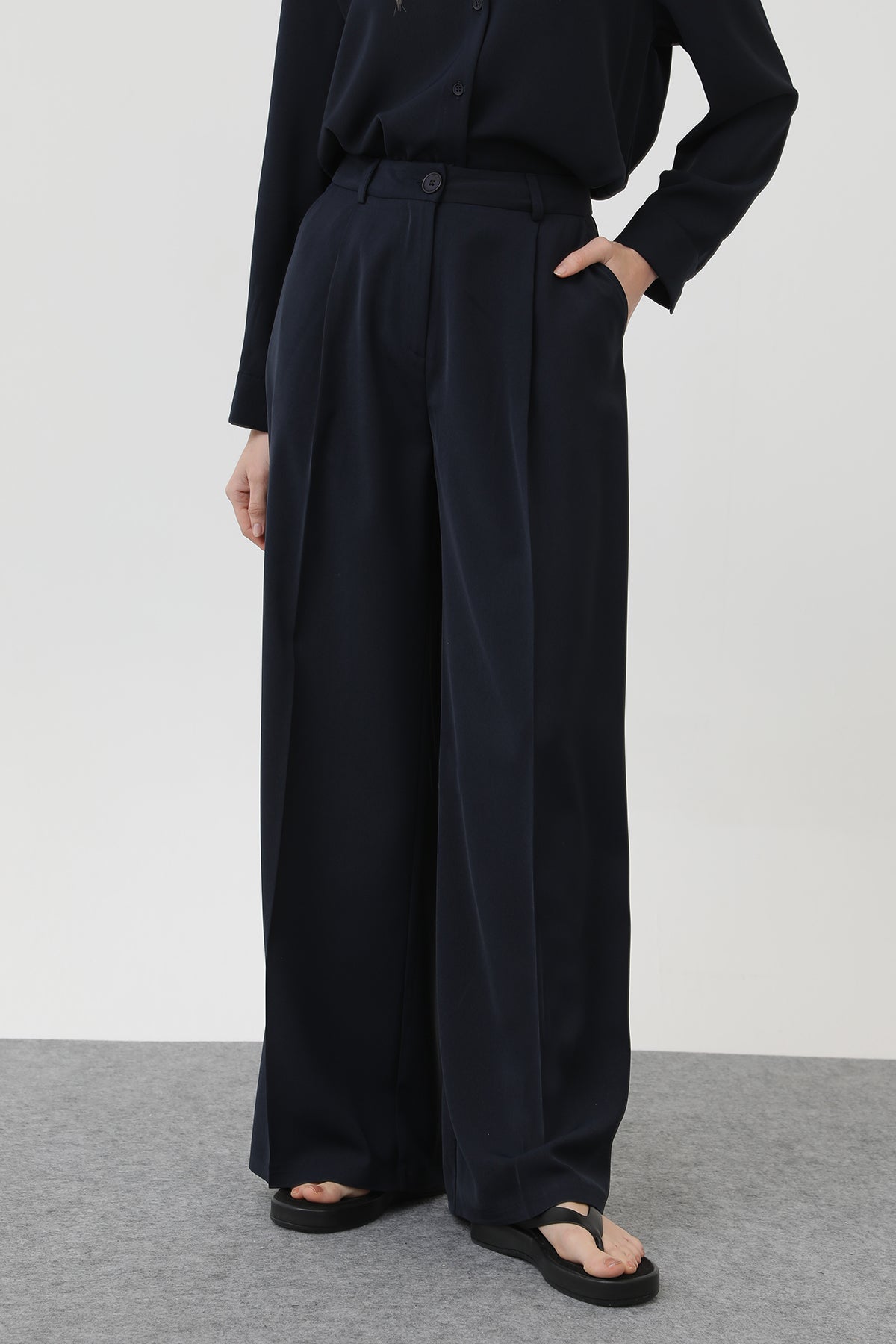 Kadın Bol Pantollon - 32175PNT