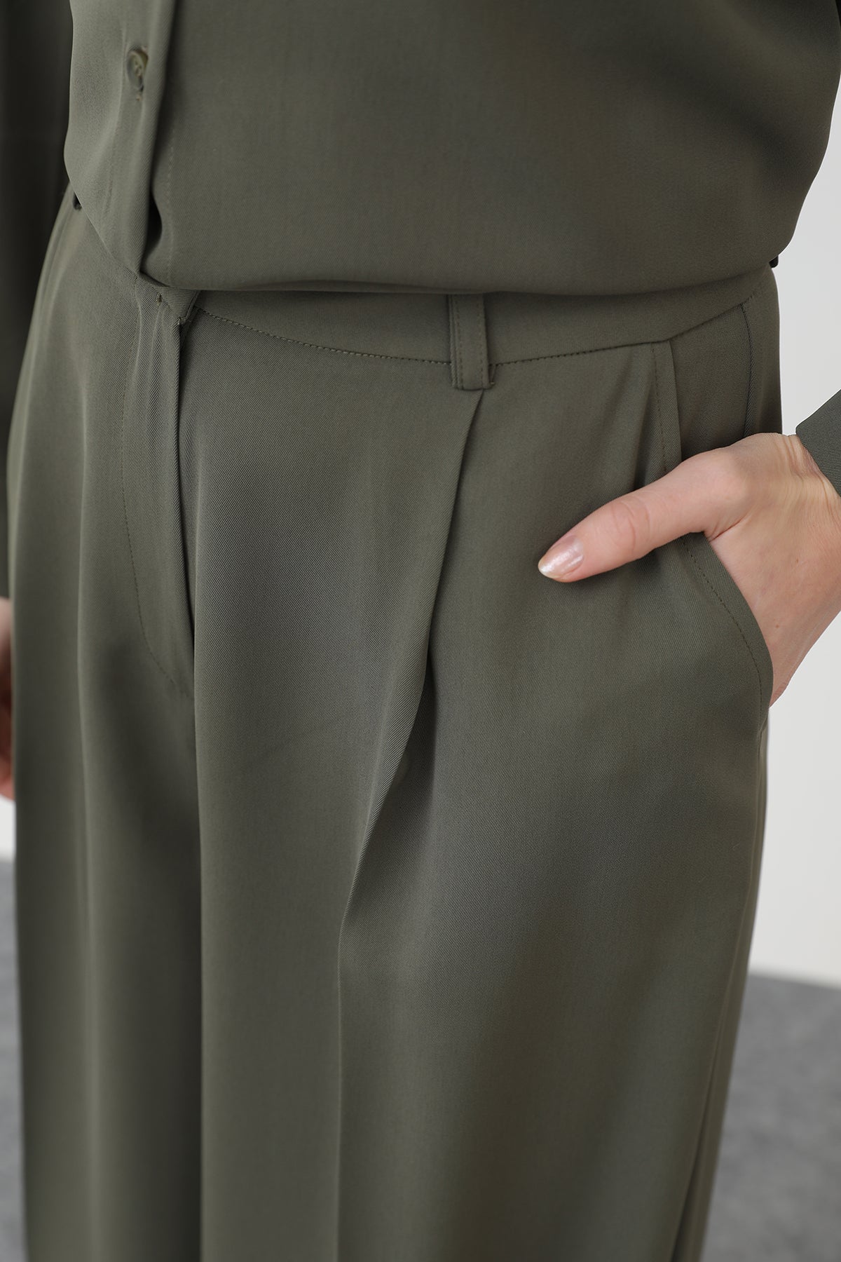 Kadın Bol Pantollon - 32175PNT
