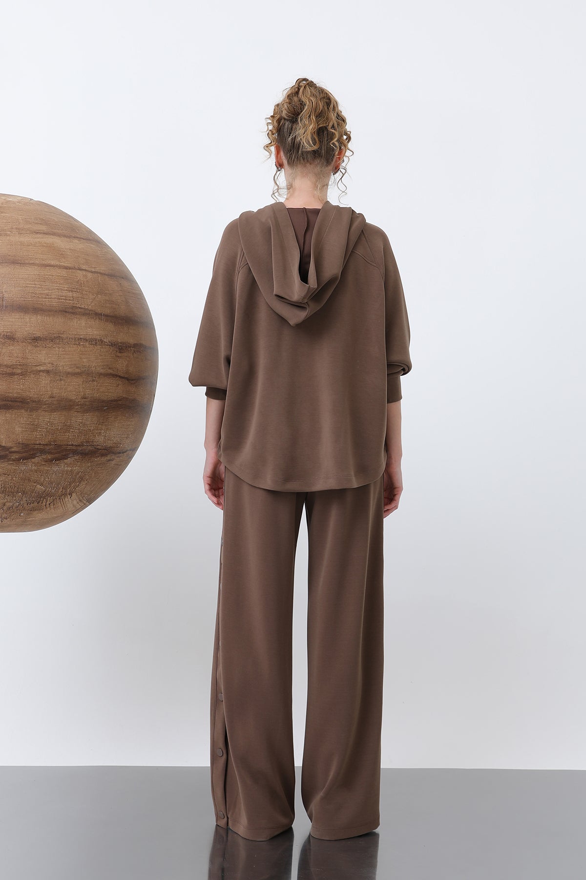 Kadın Gizli Fermuar Detaylı Sweat - 32188SWT
