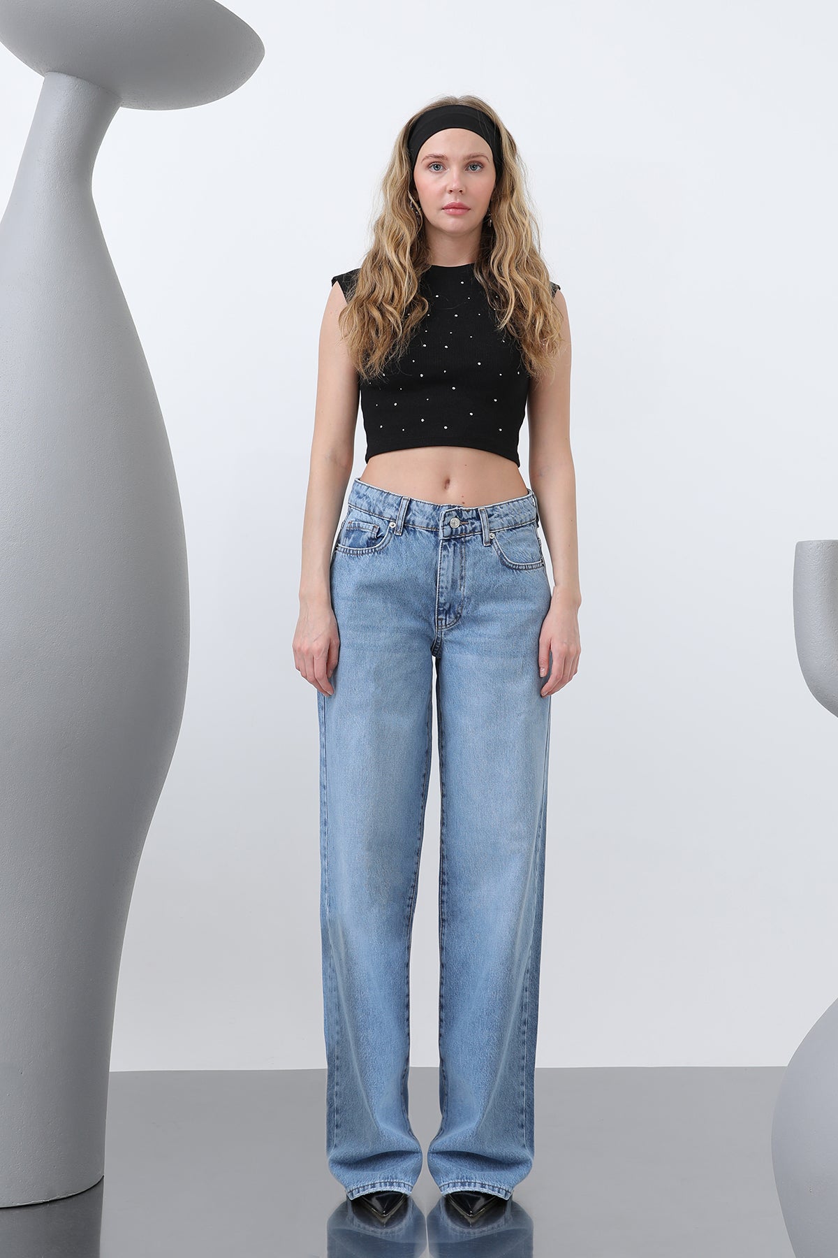 Kadın Denim Pantolon -32193PNT