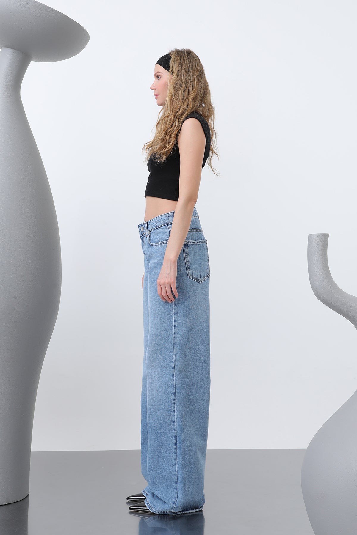 Kadın Denim Pantolon -32193PNT