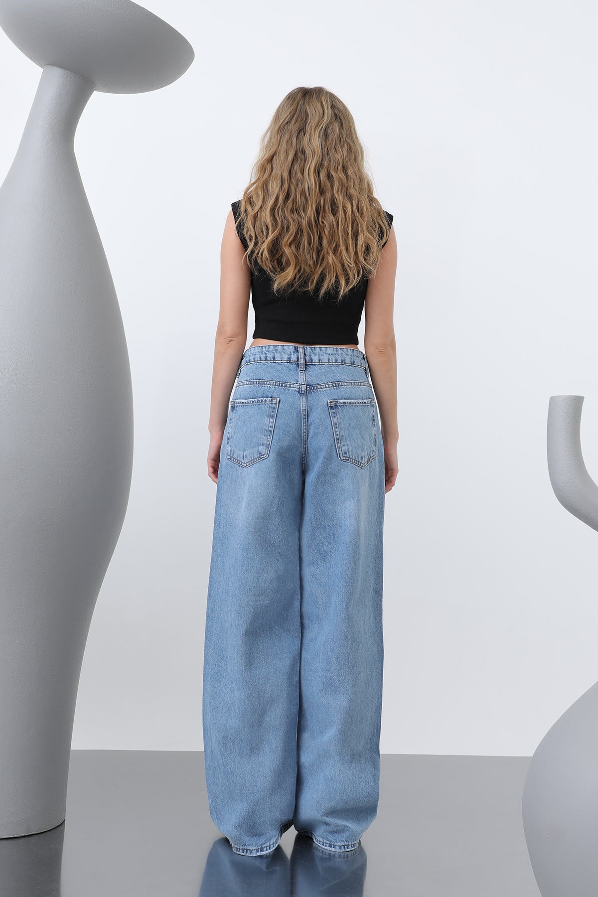 Kadın Denim Pantolon -32193PNT