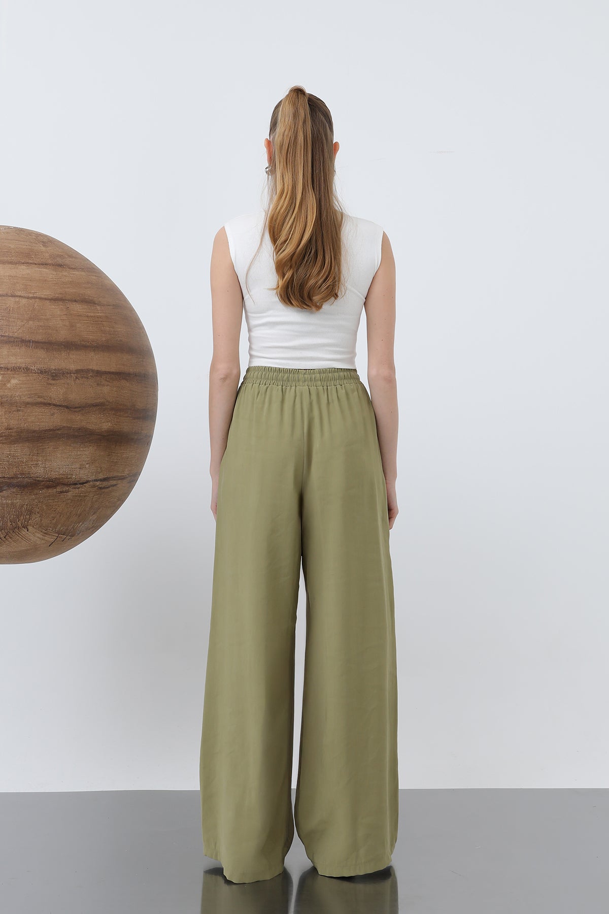Kadın Bel Lastikli Pantolon - 32206PNT