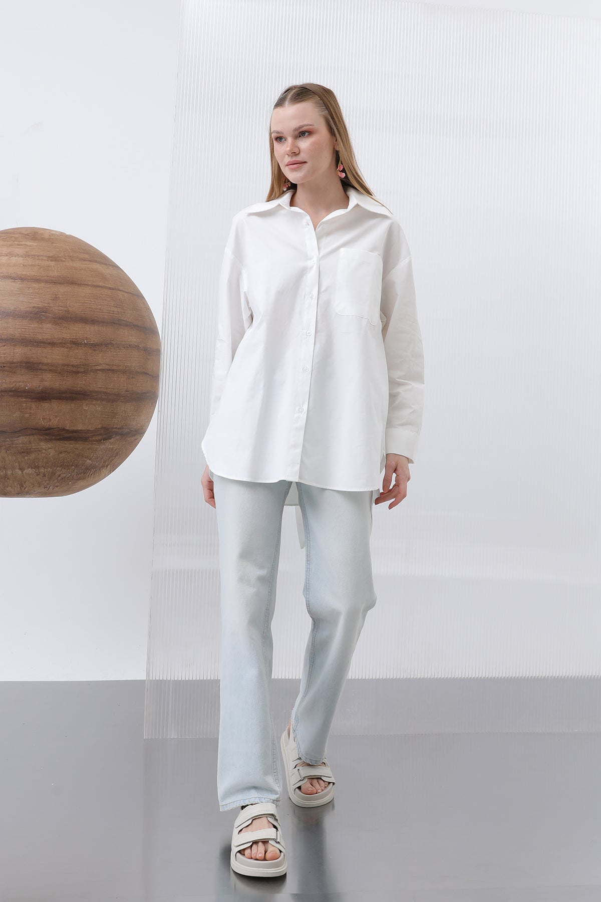 Women's Back Bow Shirt - 32210GML