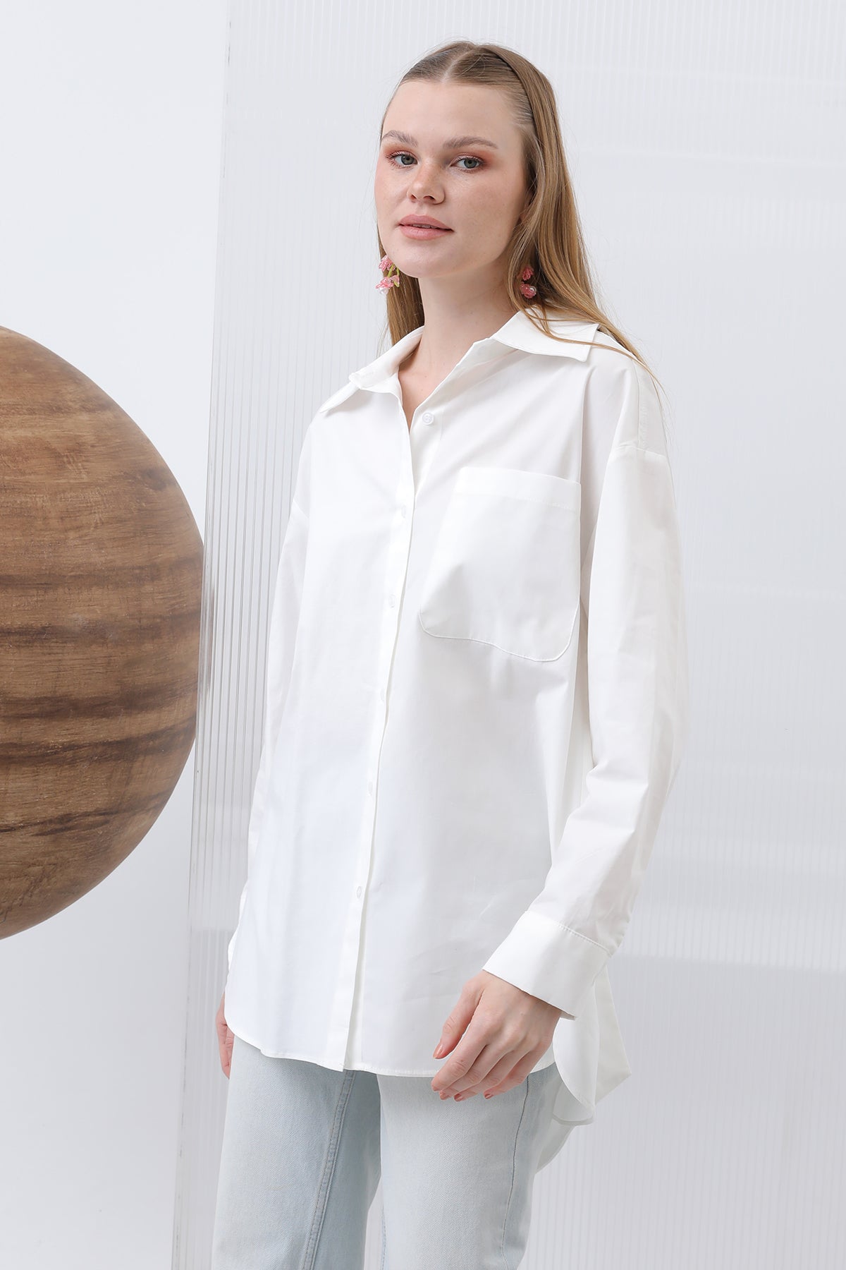 Women's Back Bow Shirt - 32210GML