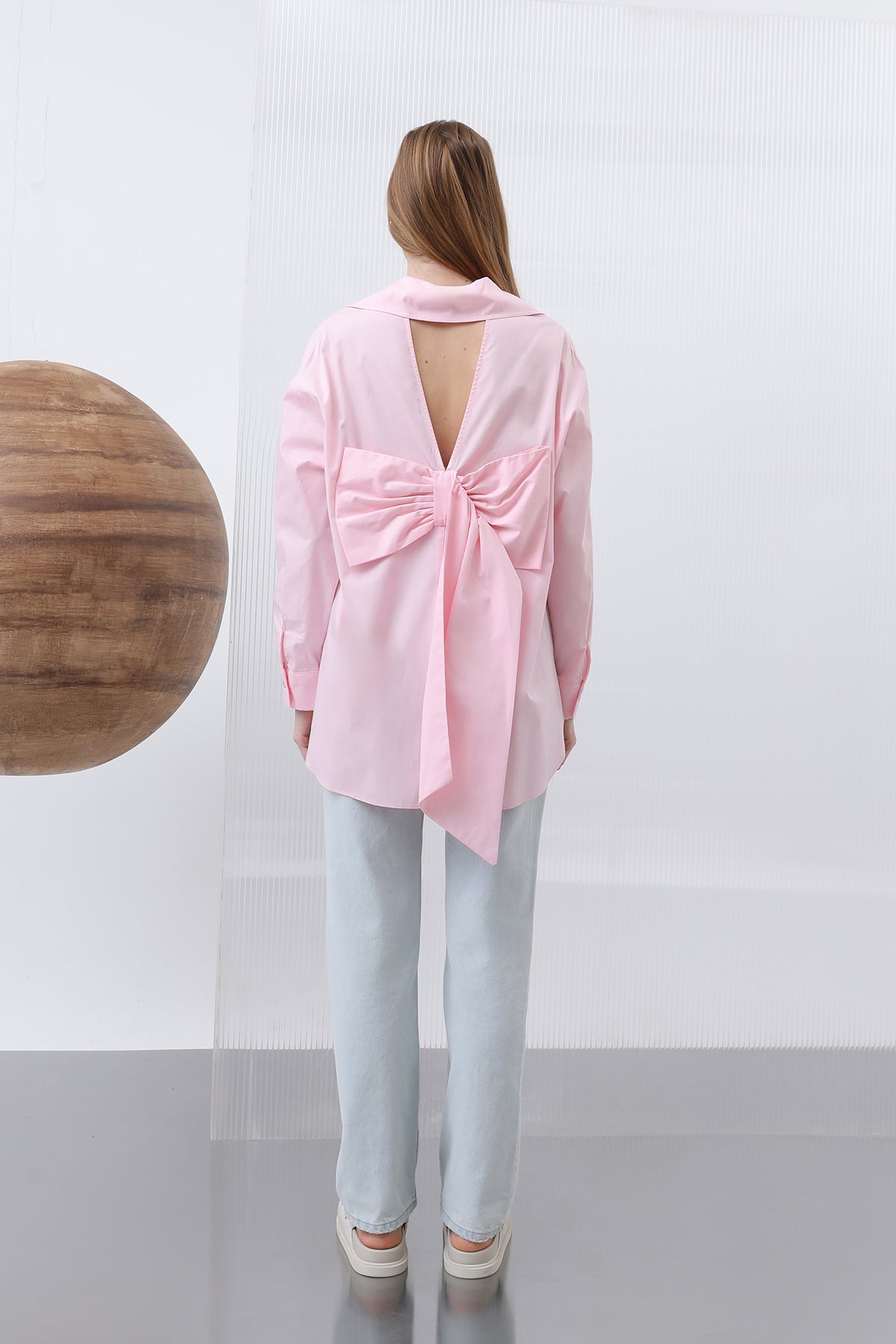 Women's Back Bow Shirt - 32210GML