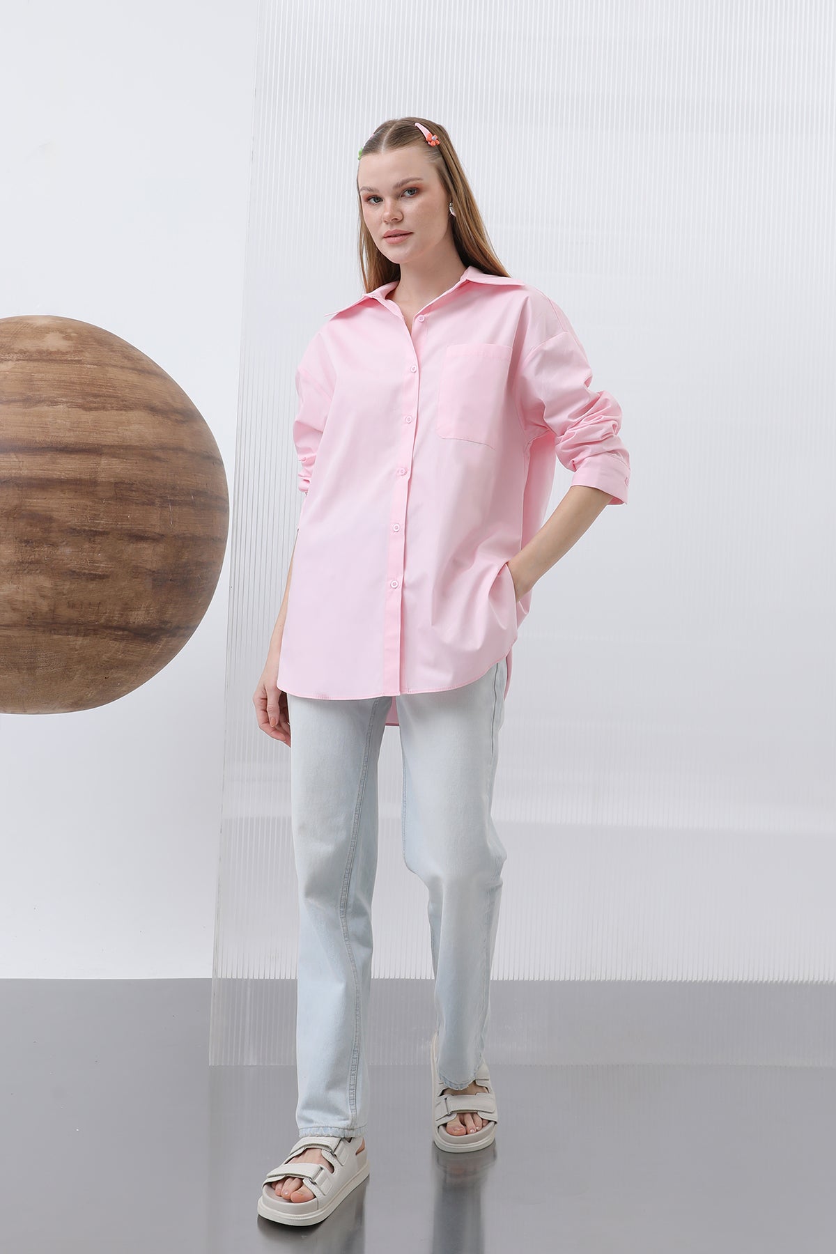 Women's Back Bow Shirt - 32210GML
