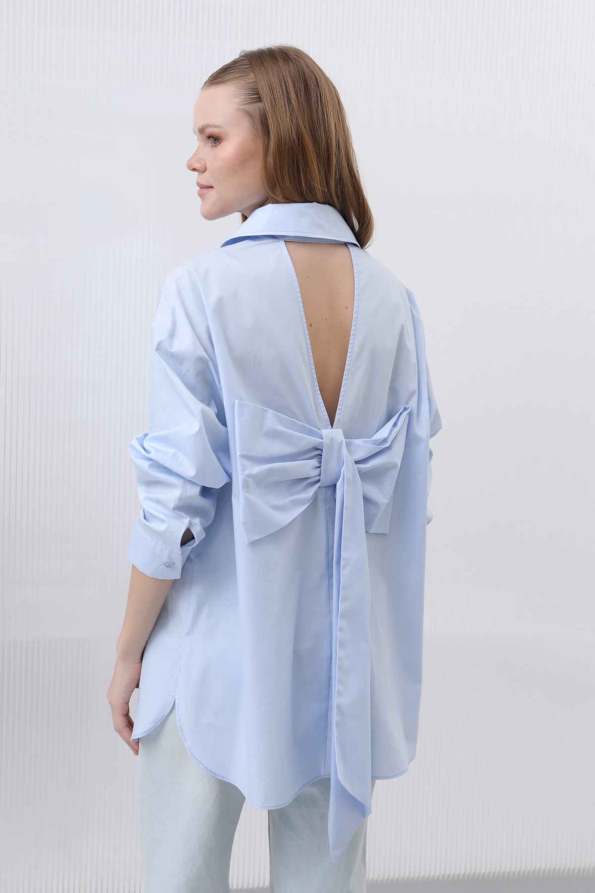 Women's Back Bow Shirt - 32210GML