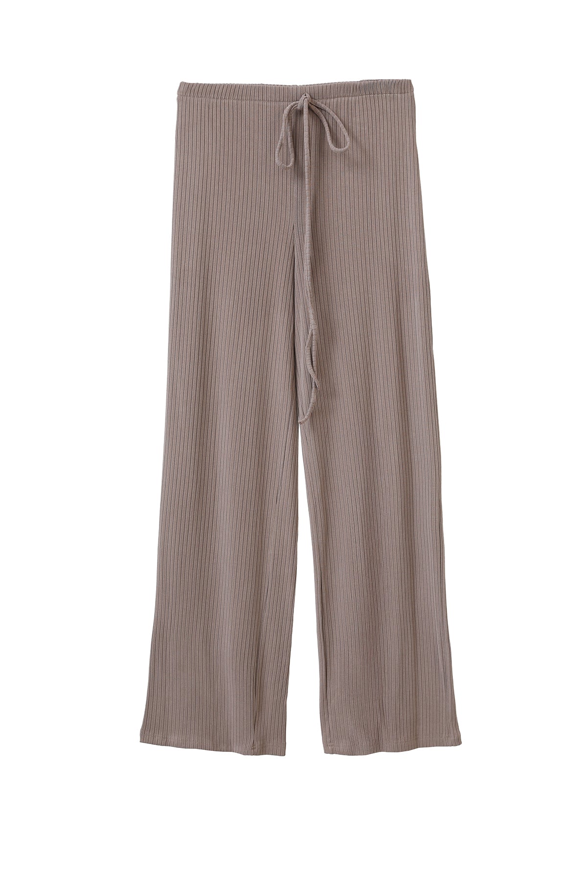 Kadın Fitilli Belden Bağlamalı Pantolon -32224PNT - MINK