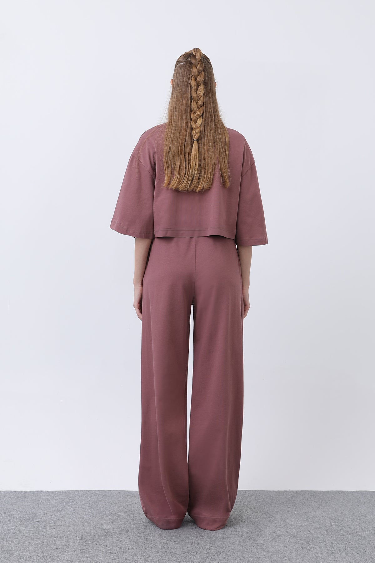Women's Front Printed Two-Piece Trouser Suit - 32226TKS