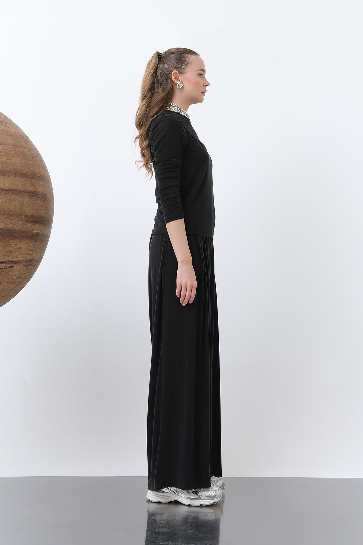 Kadın Atlet Detaylı Bluz -32262BLZ
