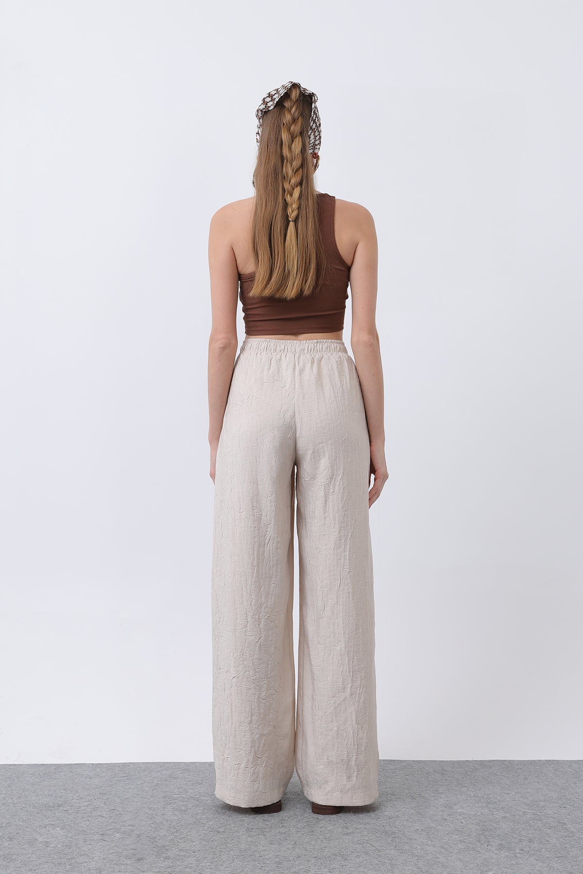 Kadın Belden Bağlamalı Pantolon - 32334PNT