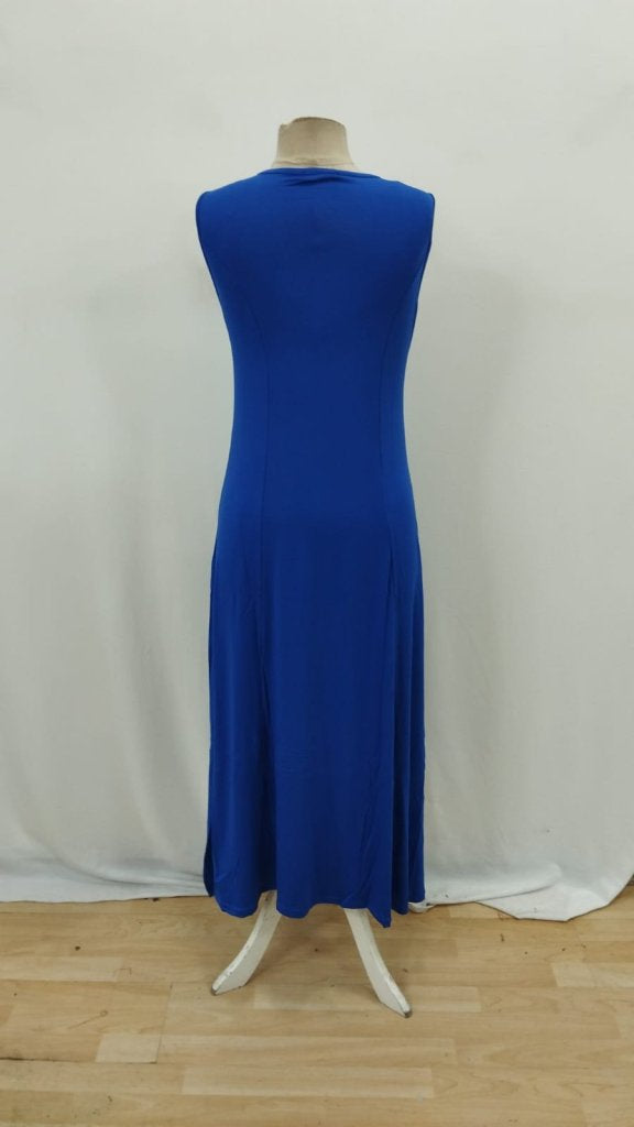 Women's Sleeveless Crew Neck Viscose Dress, 33997