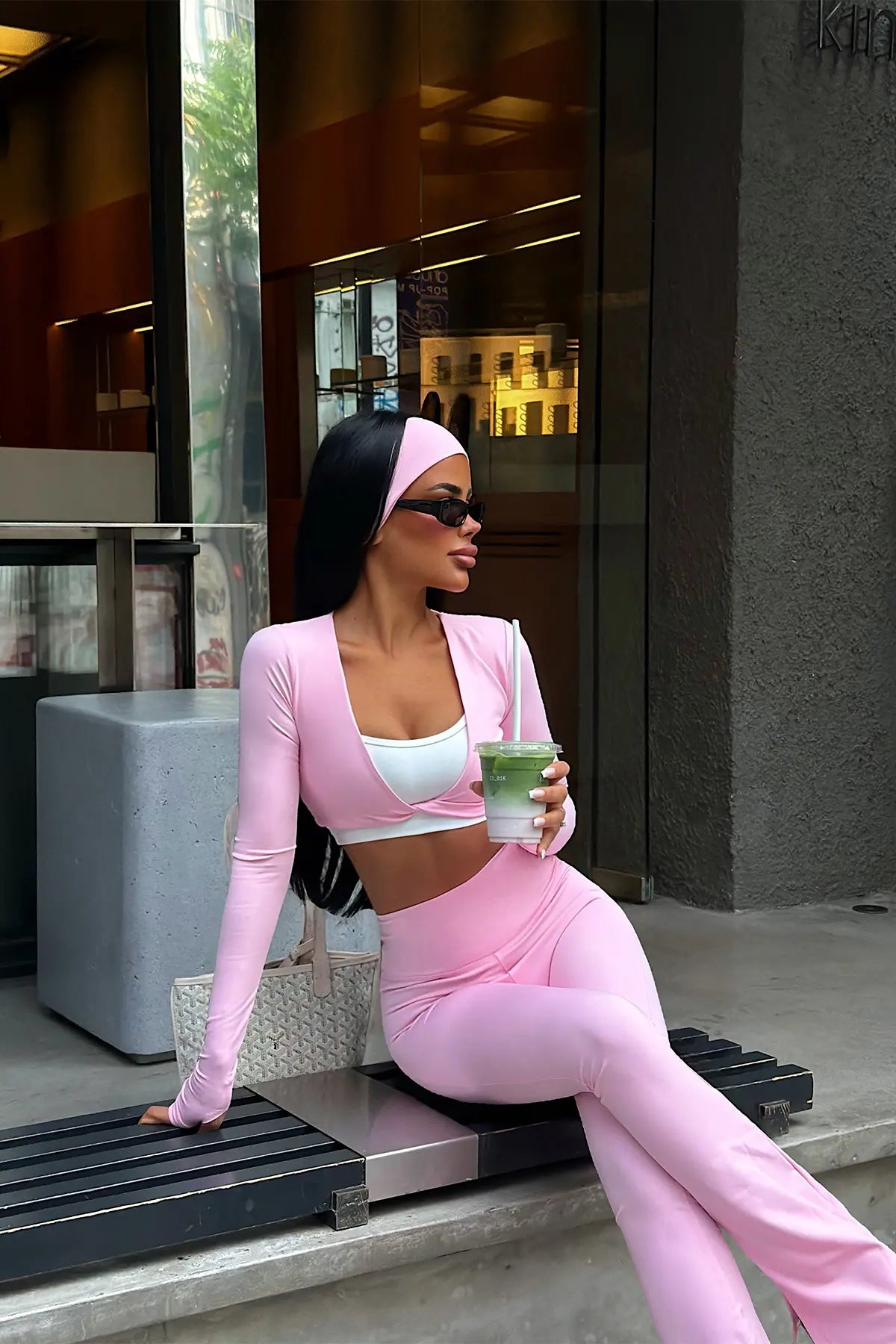 Pembe Harmony 4 lü Yoga Set