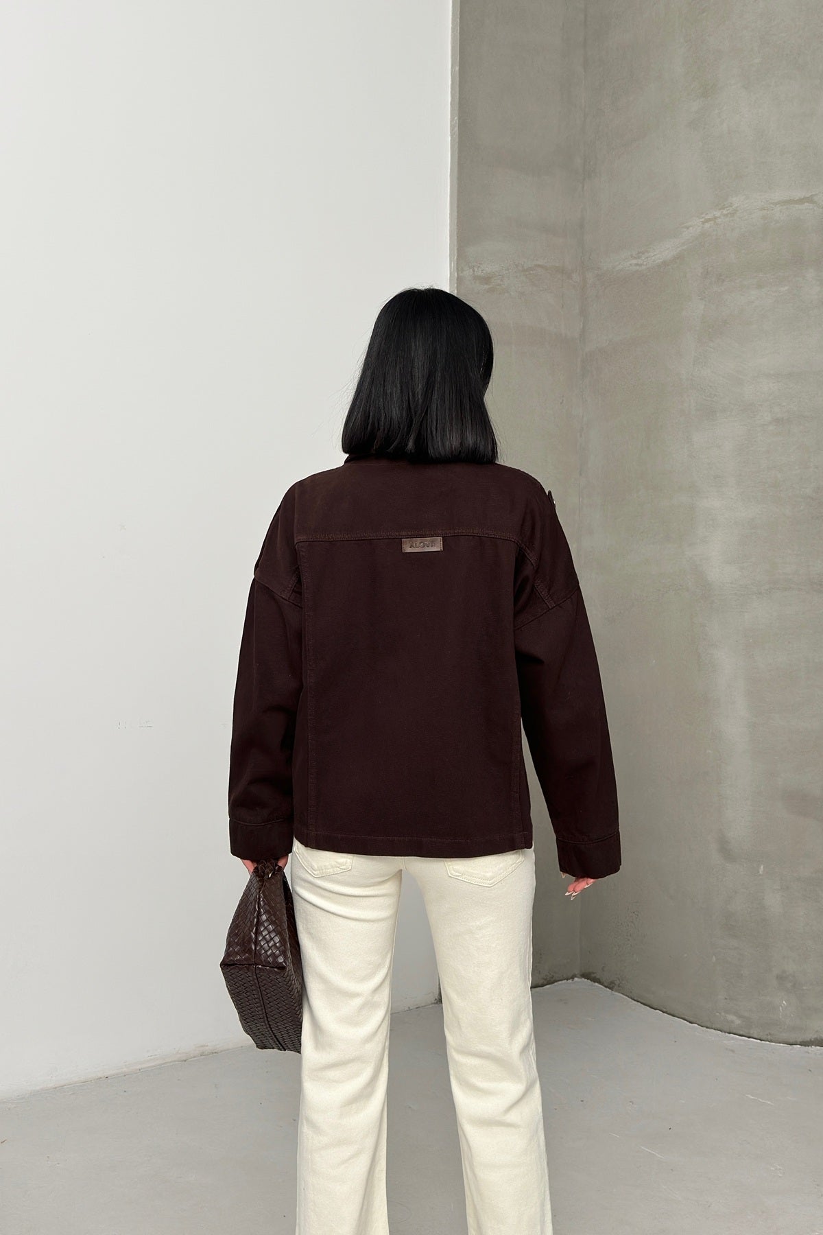Cepli Kot Ceket - Kahverengi - (S-L-3) - 2