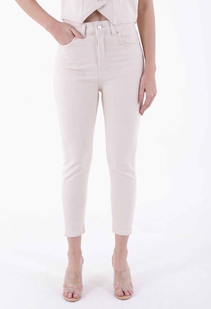 Kısa Boy Skinny Kot Pantolon 810 - Naturel - (26-31) - 2