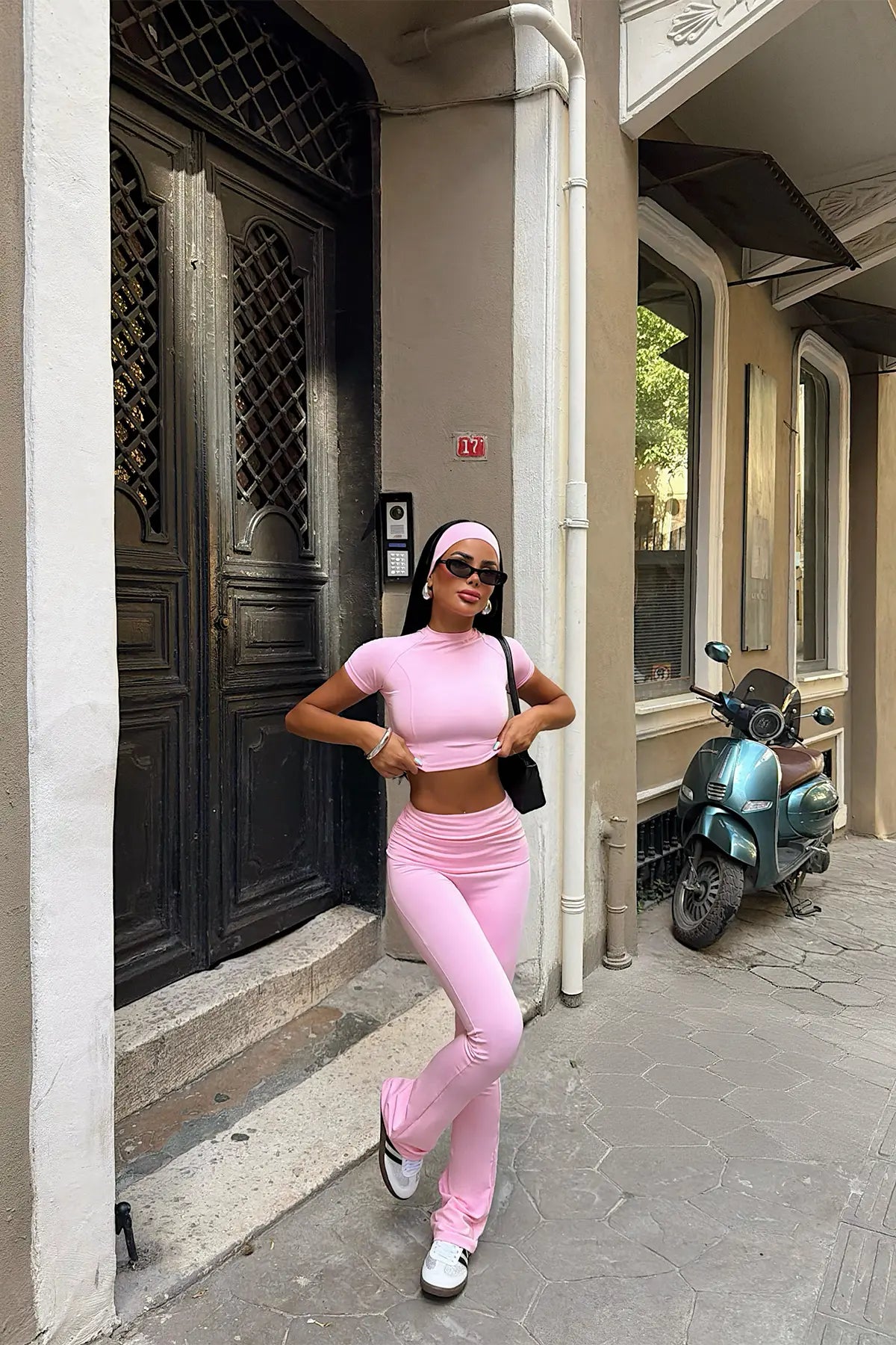 Pembe Minuya 4 lü Yoga Set