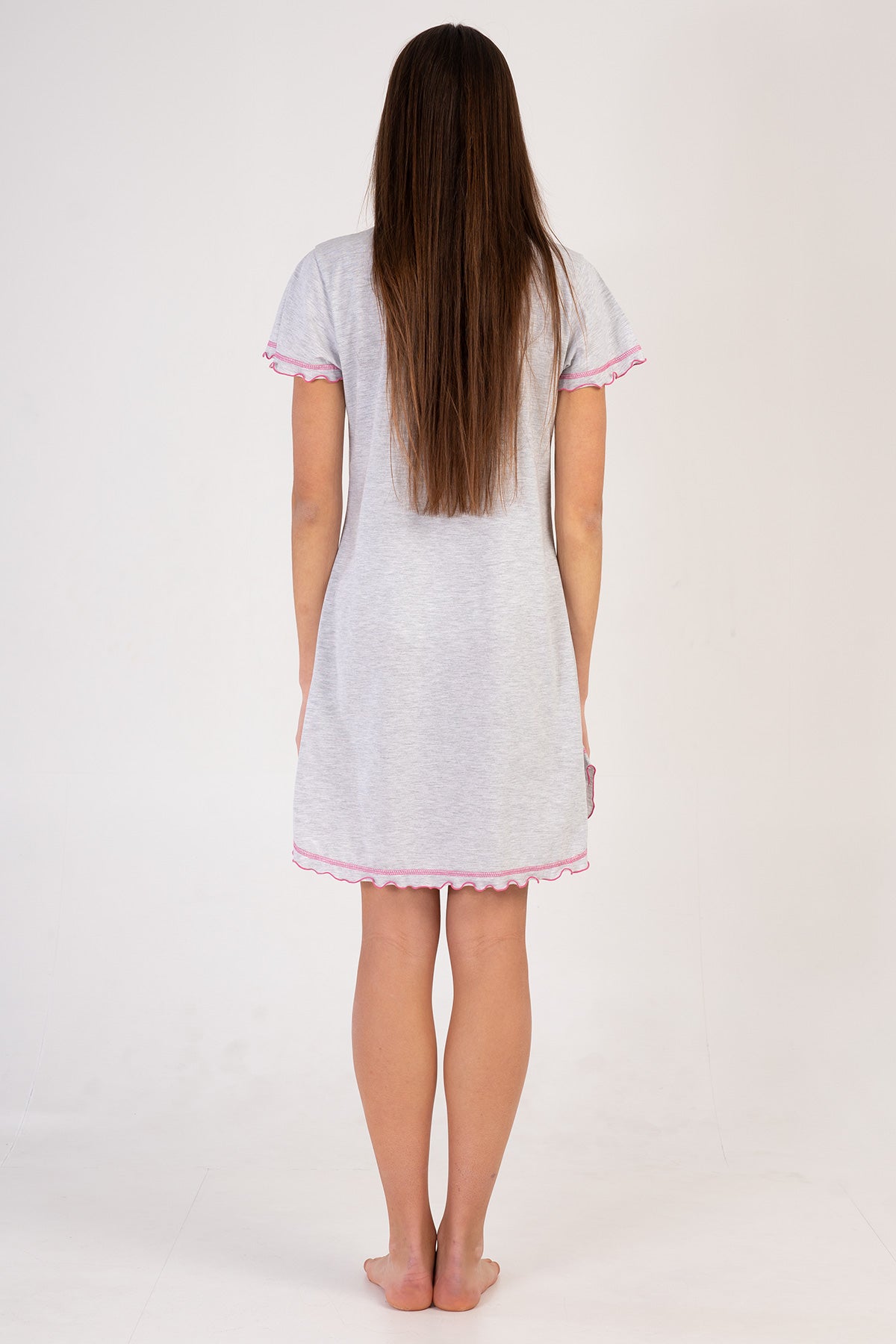 Woman Gray Melange Tunic