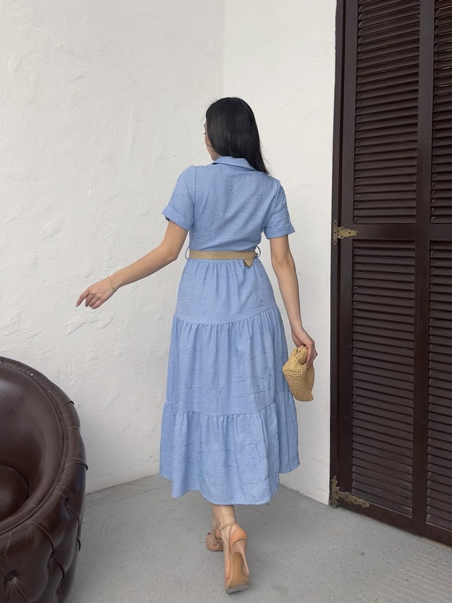 3043 BELTED DRESS