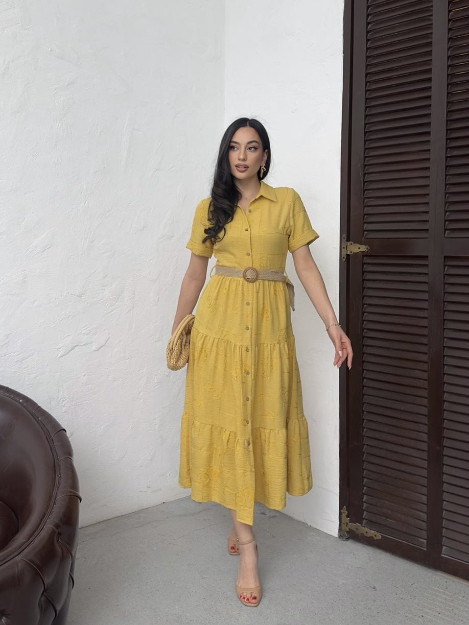 3043 BELTED DRESS