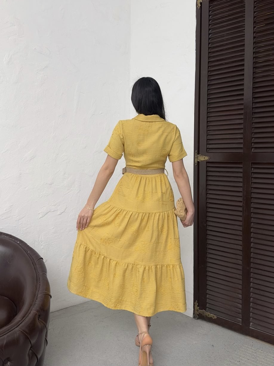 3043 BELTED DRESS