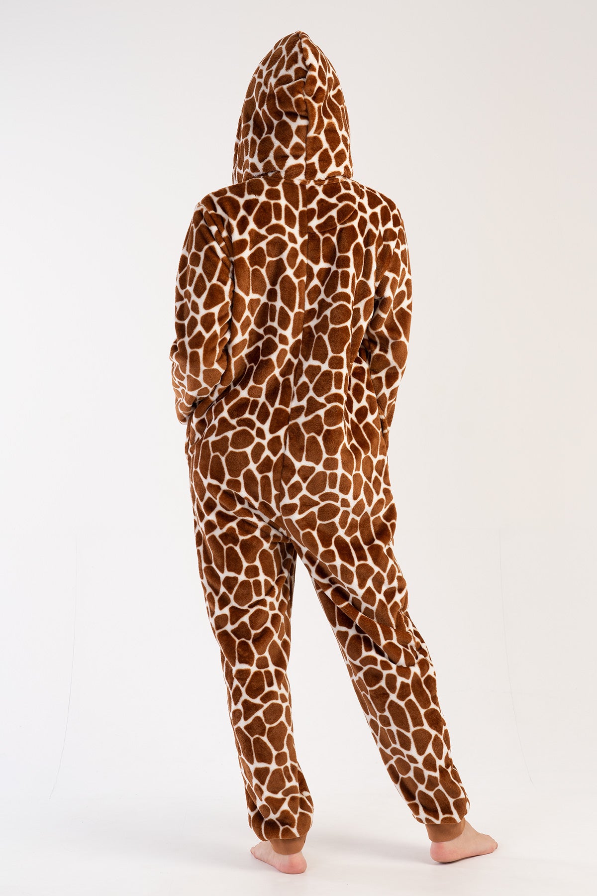 KADIN SOFT KAPSONLU UZUN KOL FERMUARLI MANSETLI CEPLI TULUM