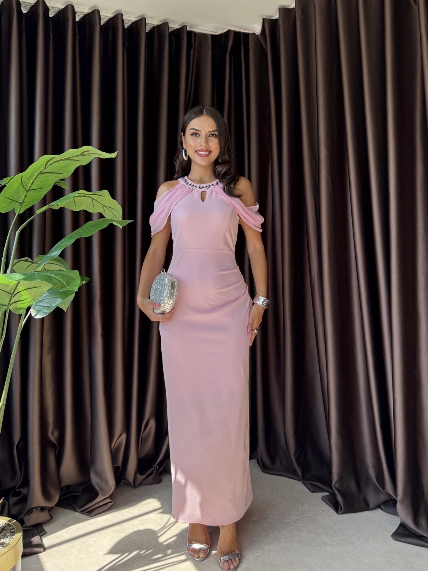 3052 OFF SHOULDER DRESS