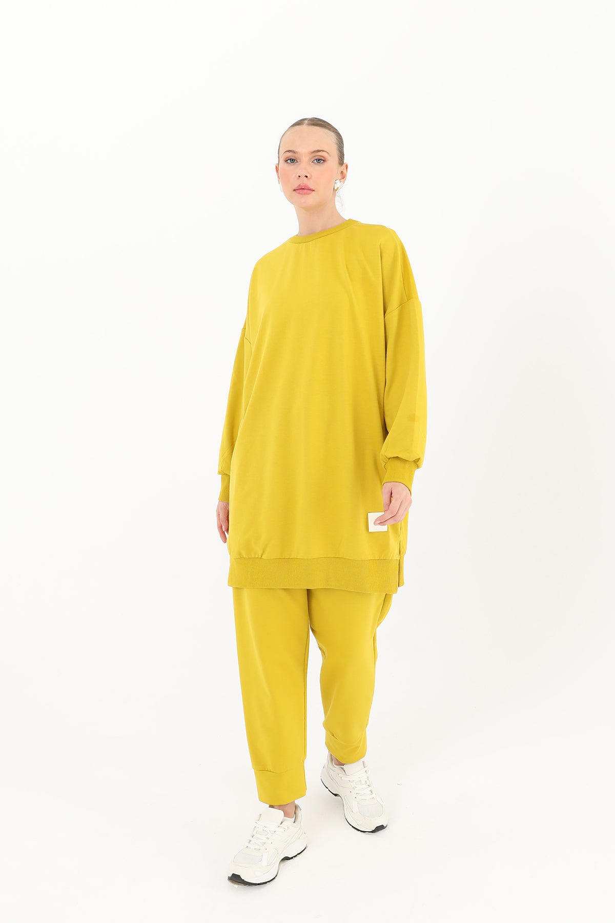 Kadın Basic Tunic - 30644TUN - OLIVE