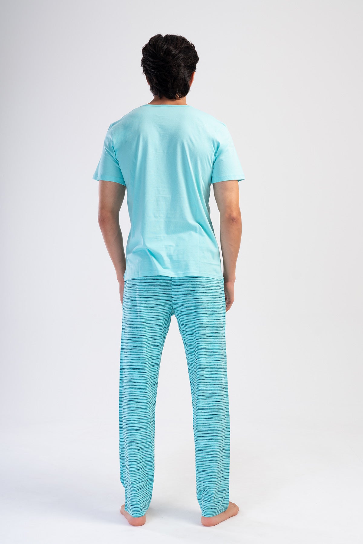 CEPLI ERKEK P.SUPREM O YAKA KISA KOL PIJAMA TAKIM